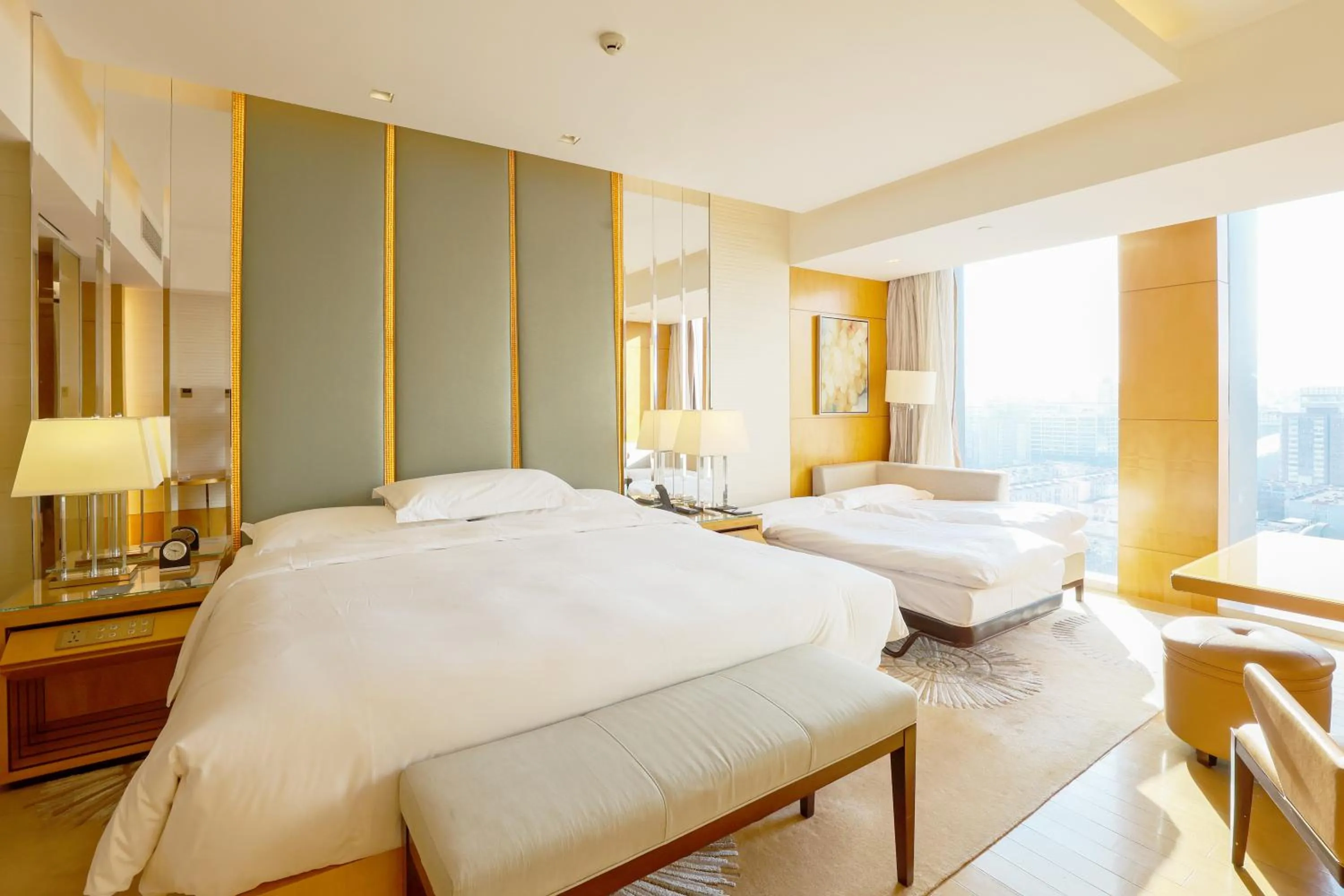 Bed in Pan Pacific Beijing