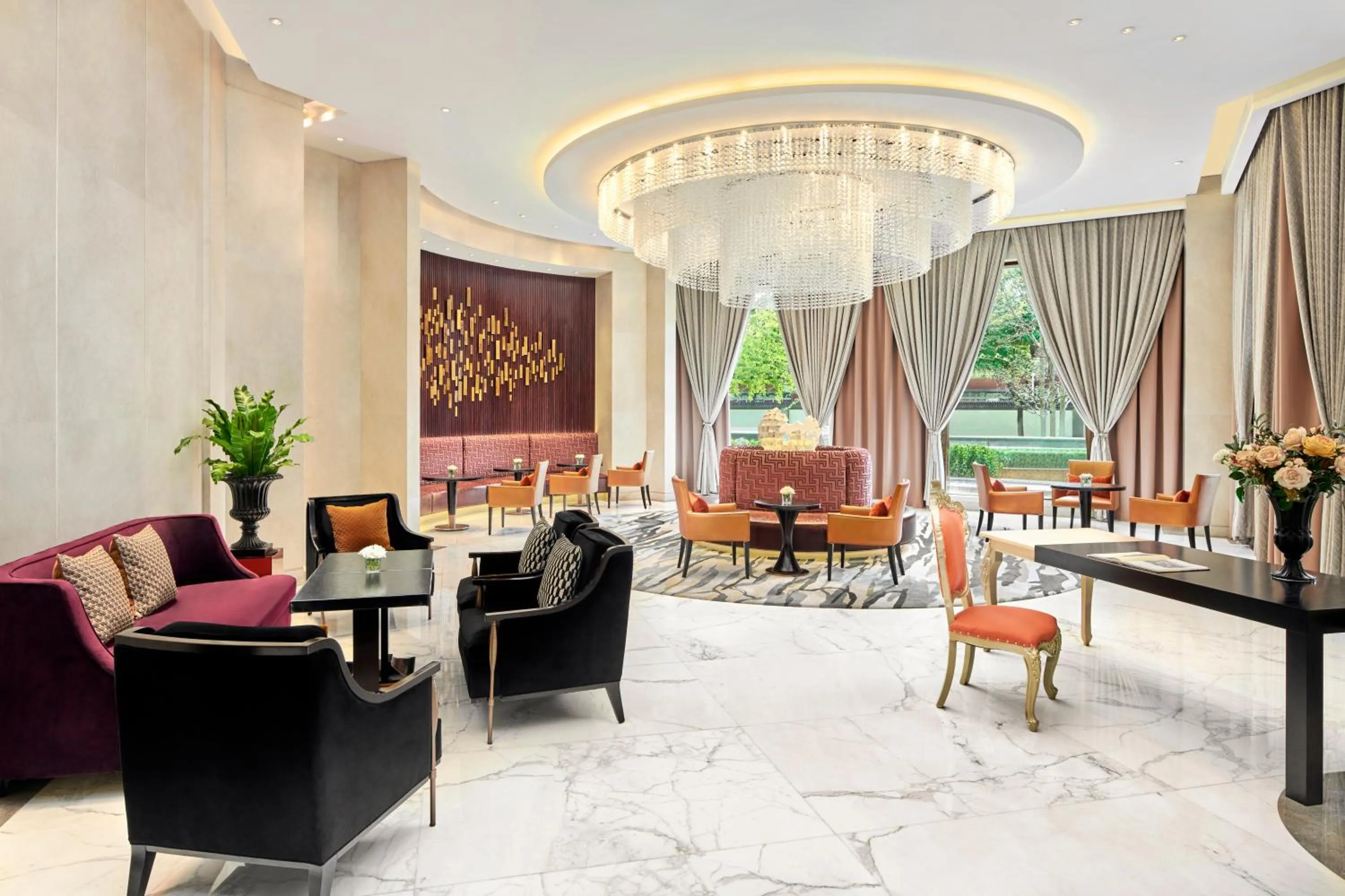 Lobby or reception in Pan Pacific Beijing