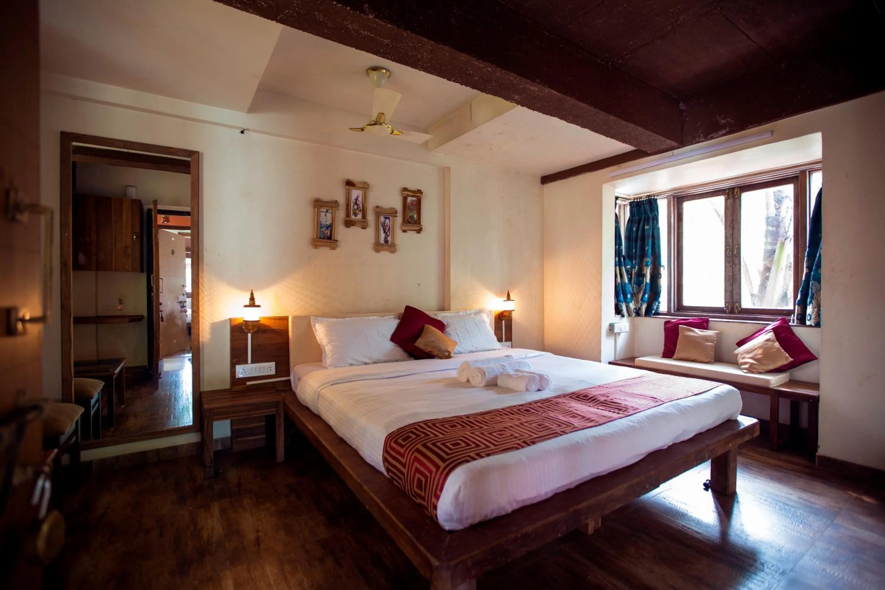 Photo of the whole room, Bed in Kaular Atithis Grand Kokan Resort
