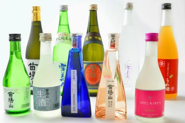 Alcoholic drinks in Shinano Sou