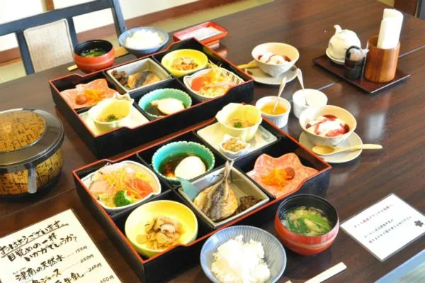 Asian breakfast in Shinano Sou