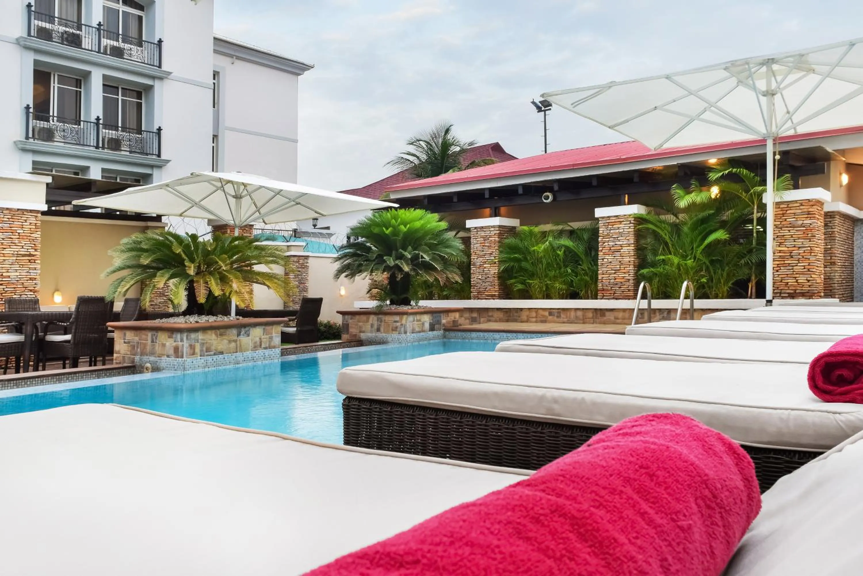 Swimming pool in BON Hotel Abuja
