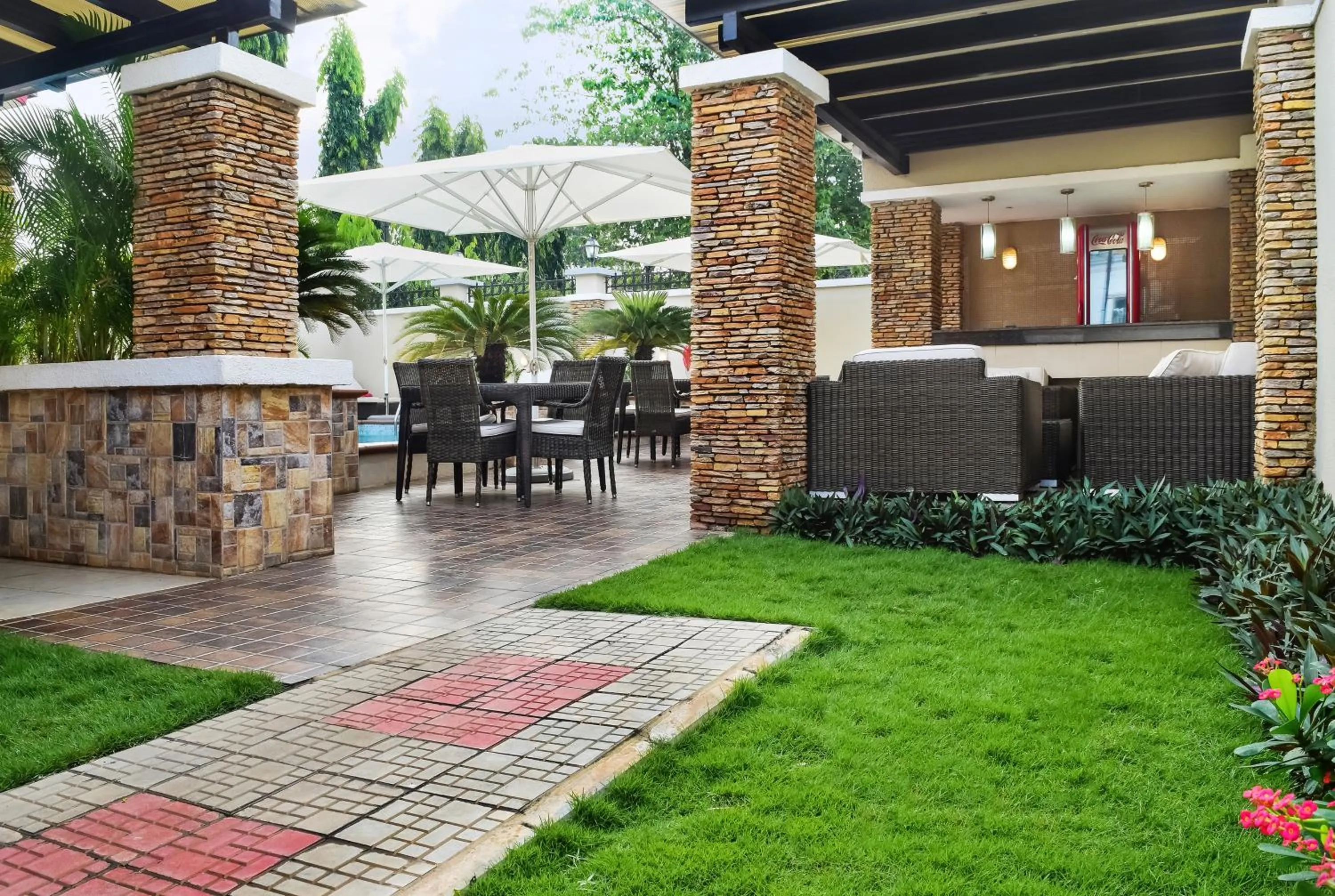 Garden in BON Hotel Abuja