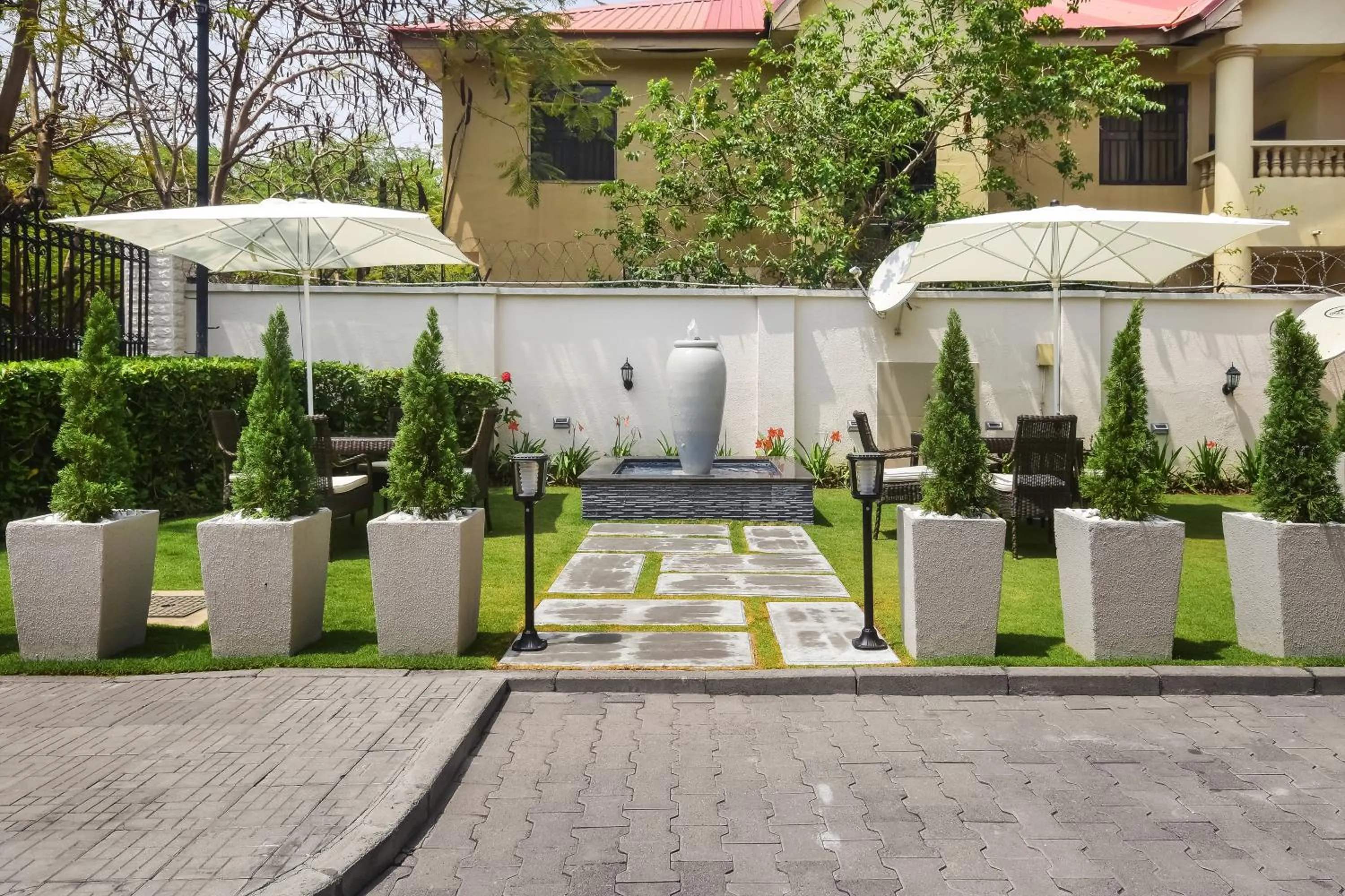 Natural landscape in BON Hotel Abuja