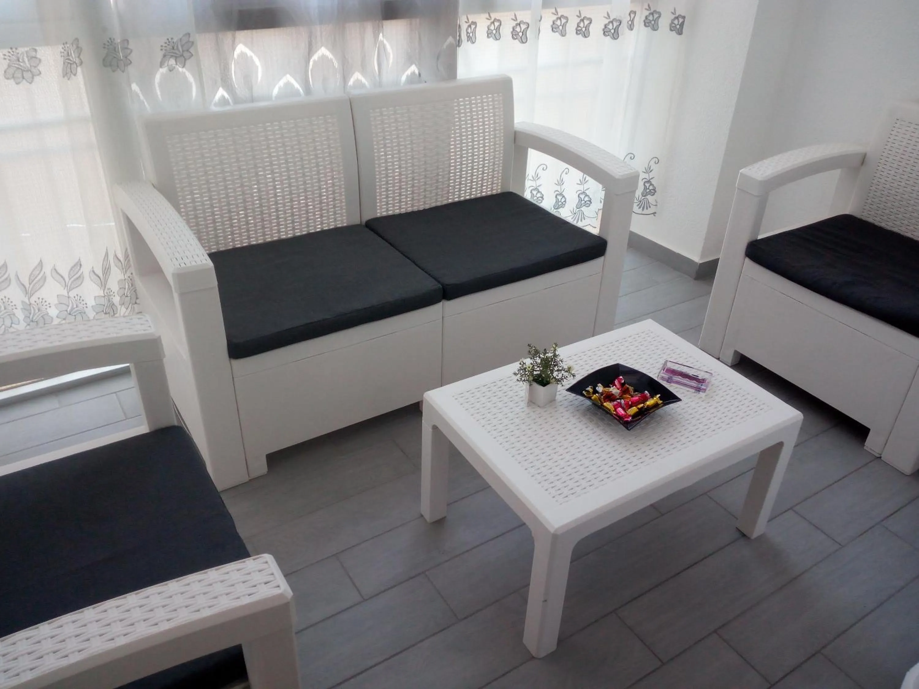 Balcony/Terrace, Bed in Casa Normanna