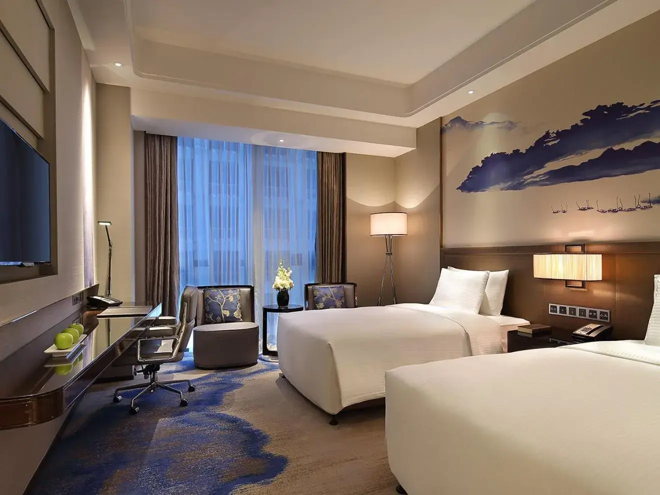 Superior Twin Room in Wanda Realm Neijiang Superior Twin Room in Wanda Realm Neijiang