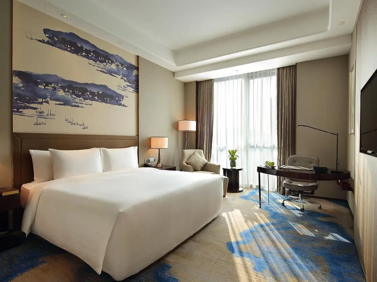 Deluxe Double Room in Wanda Realm Neijiang Deluxe Double Room in Wanda Realm Neijiang