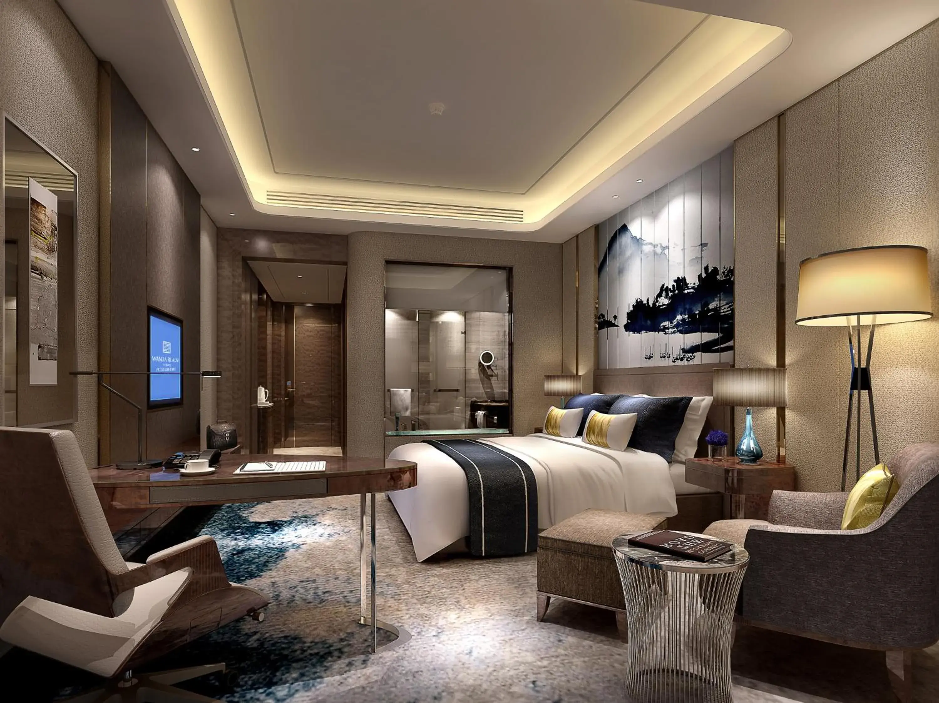 Superior Double Room in Wanda Realm Neijiang Superior Double Room in Wanda Realm Neijiang