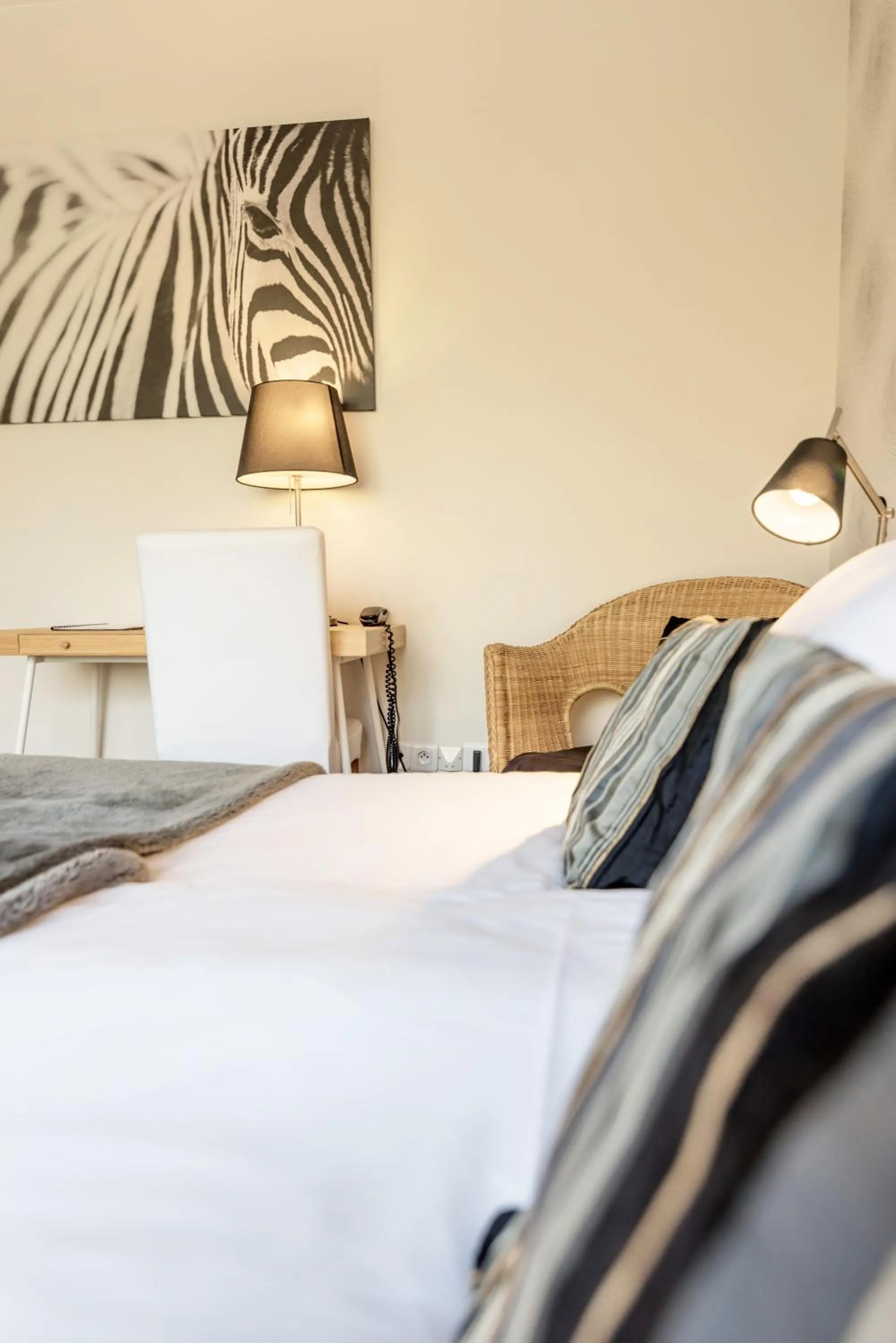 Decorative detail, Bed in Carnac Lodge Hotel & Spa