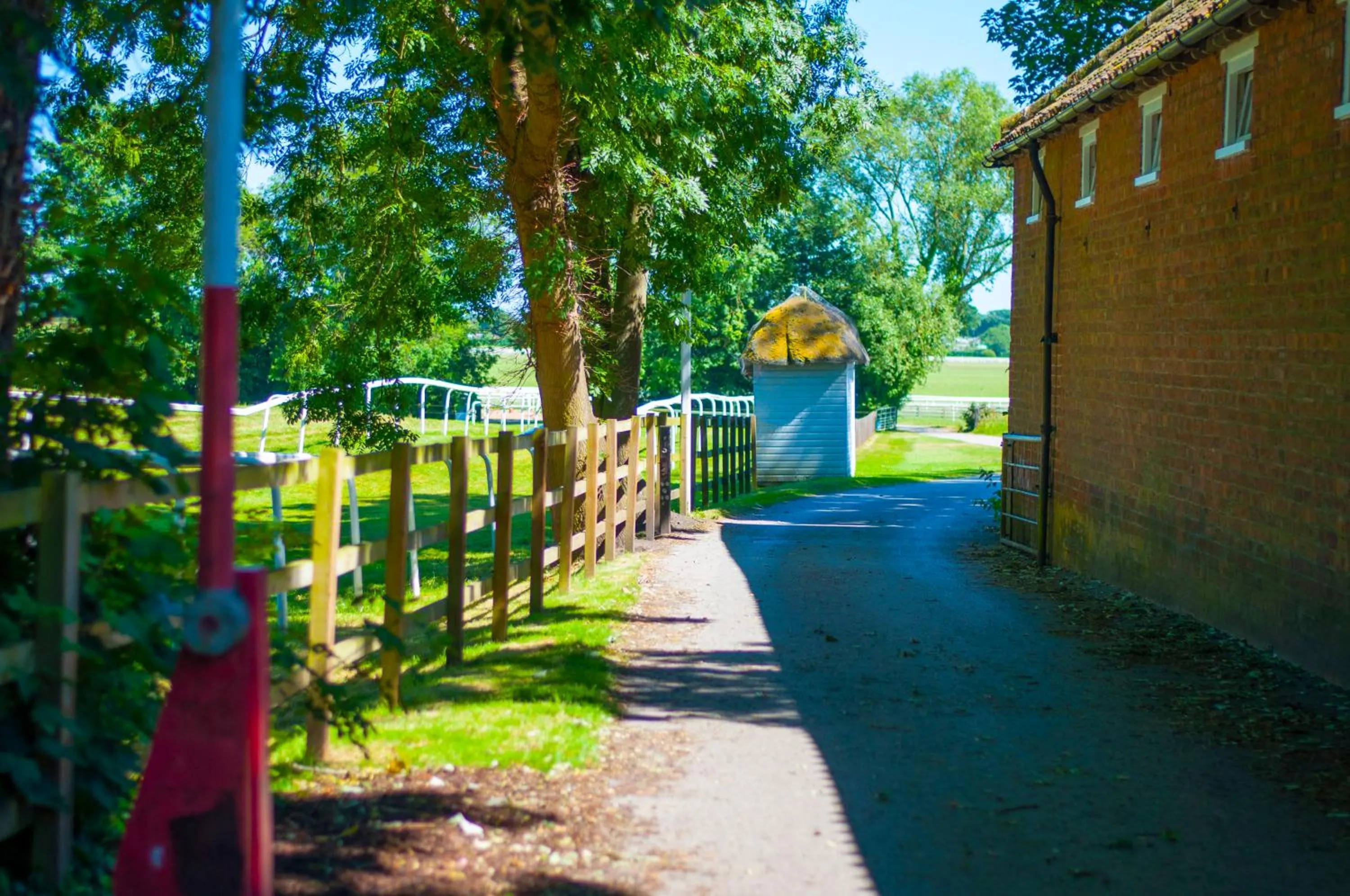 Children play ground in Stableside Hostel at York Racecourse