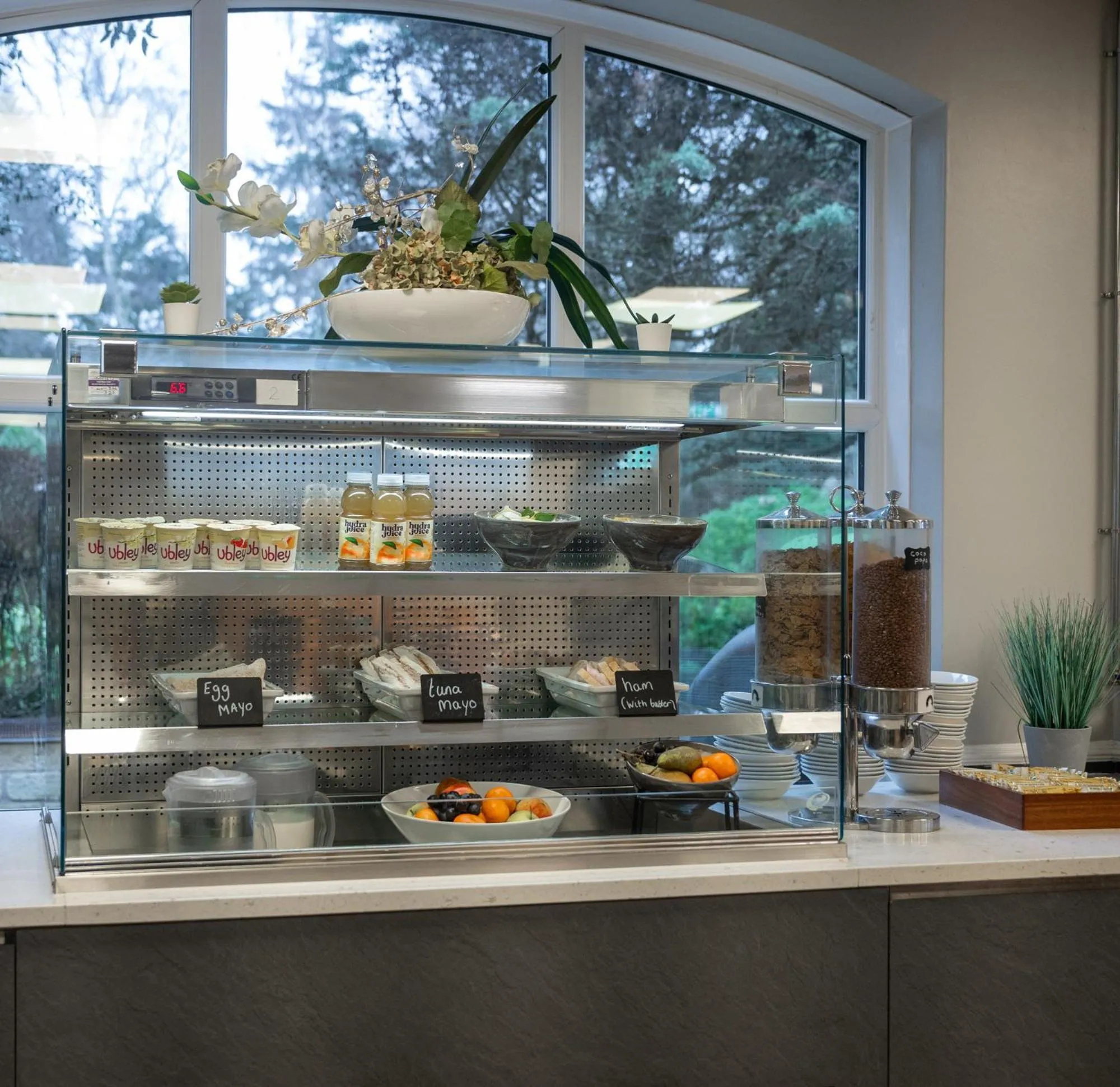 Breakfast in Stableside Hostel at York Racecourse