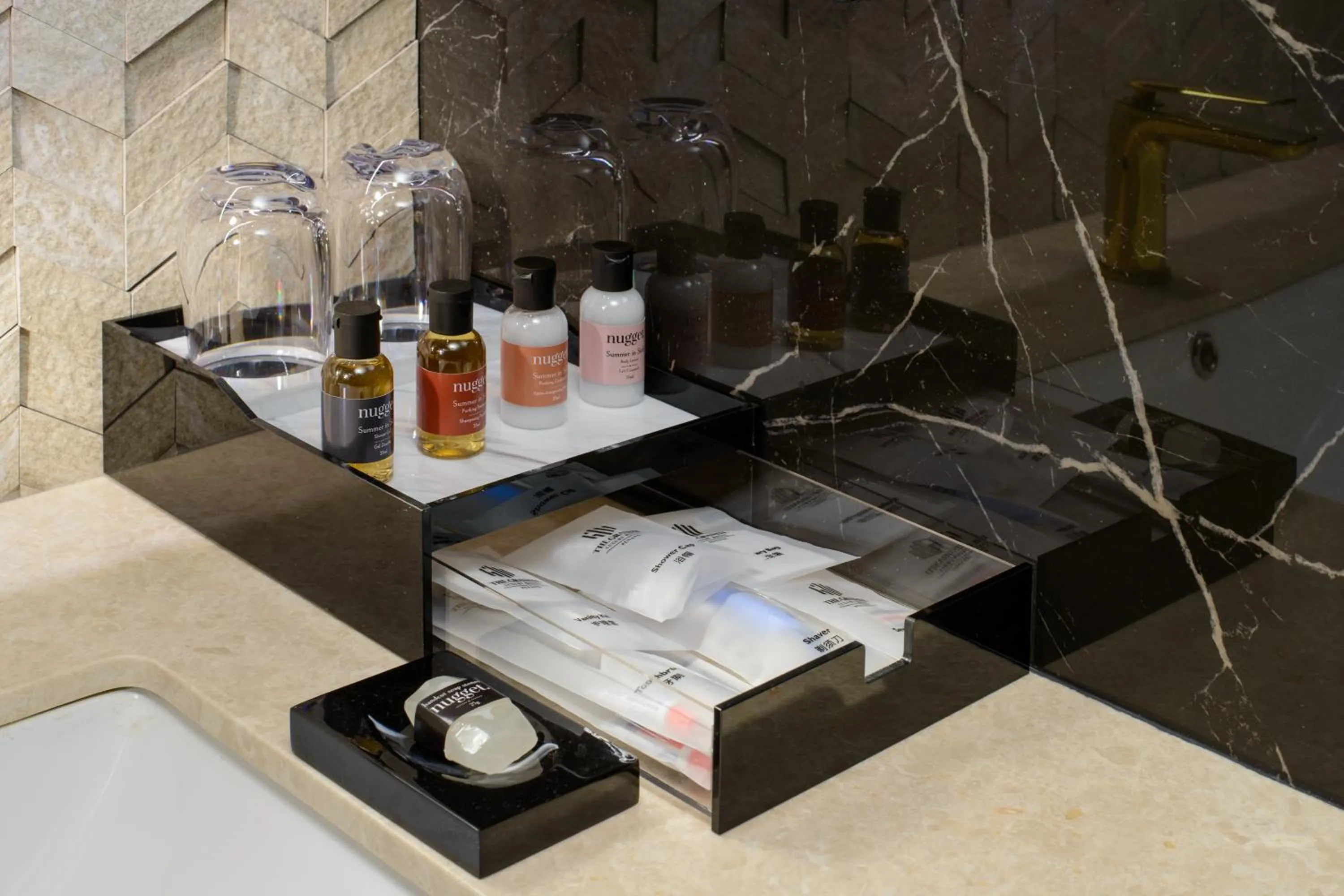 Shower in The Granite Luxury Hotel Penang