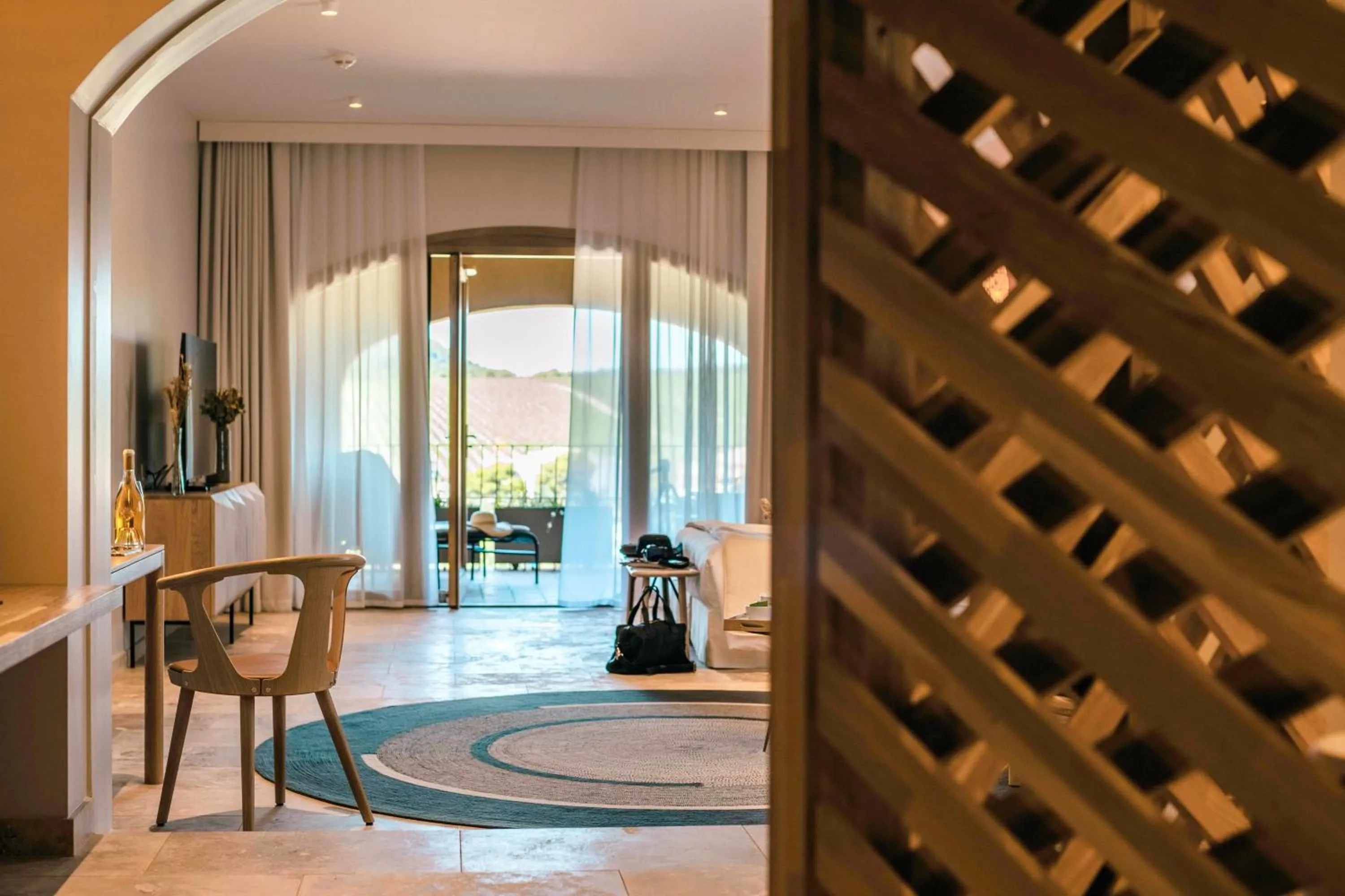 Bedroom in Château L'Hospitalet Wine Resort Beach & Spa