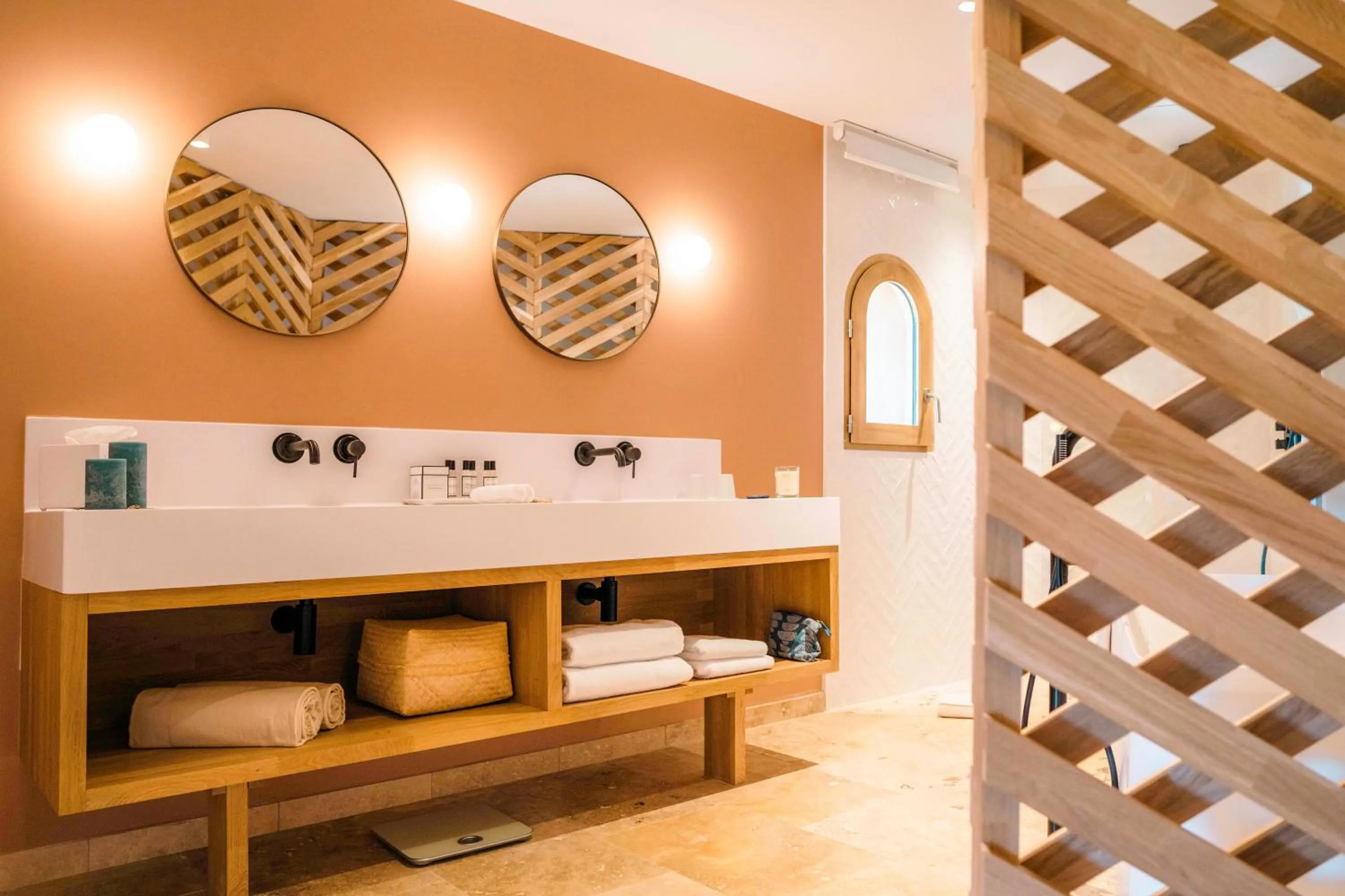 Bathroom in Château L'Hospitalet Wine Resort Beach & Spa