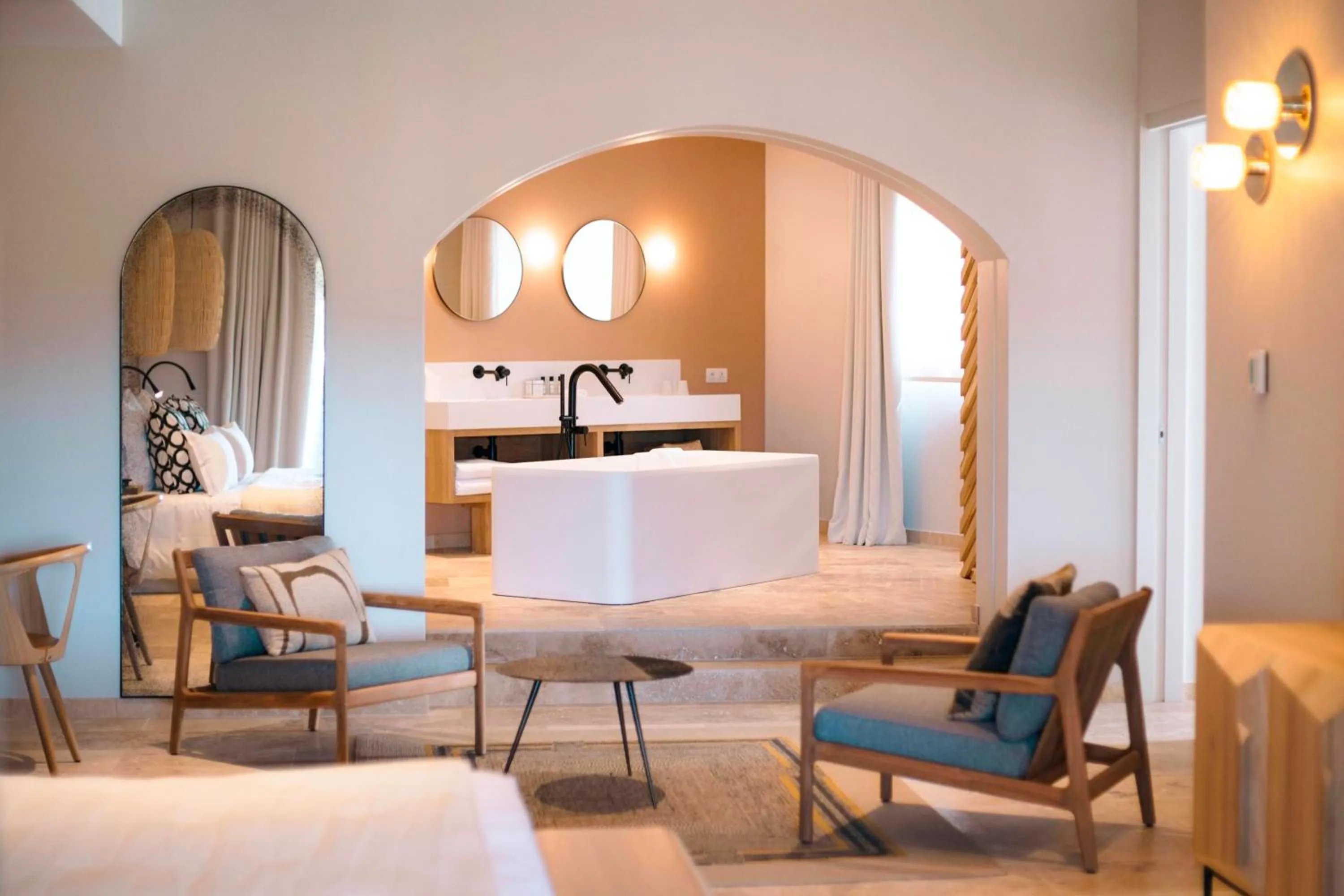 Bathroom in Château L'Hospitalet Wine Resort Beach & Spa