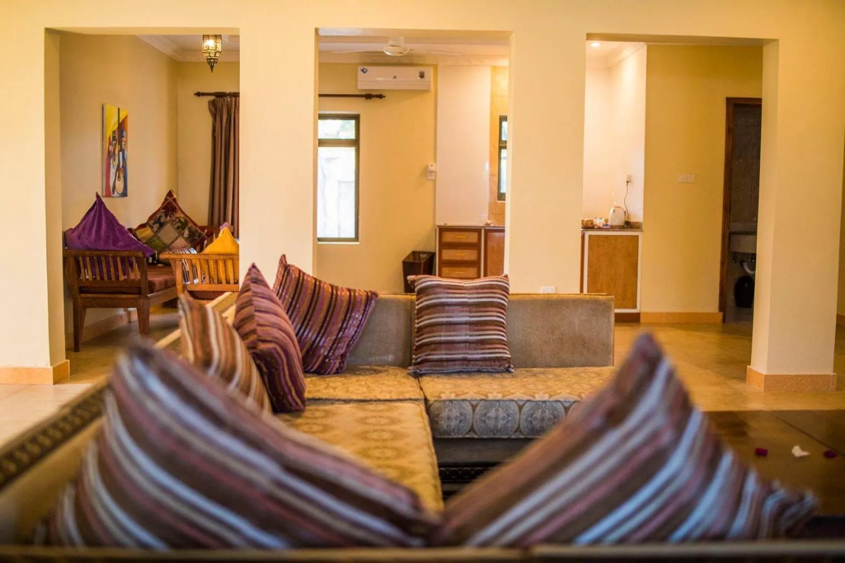 Living room in VRclub Paje Palms Beach Resort