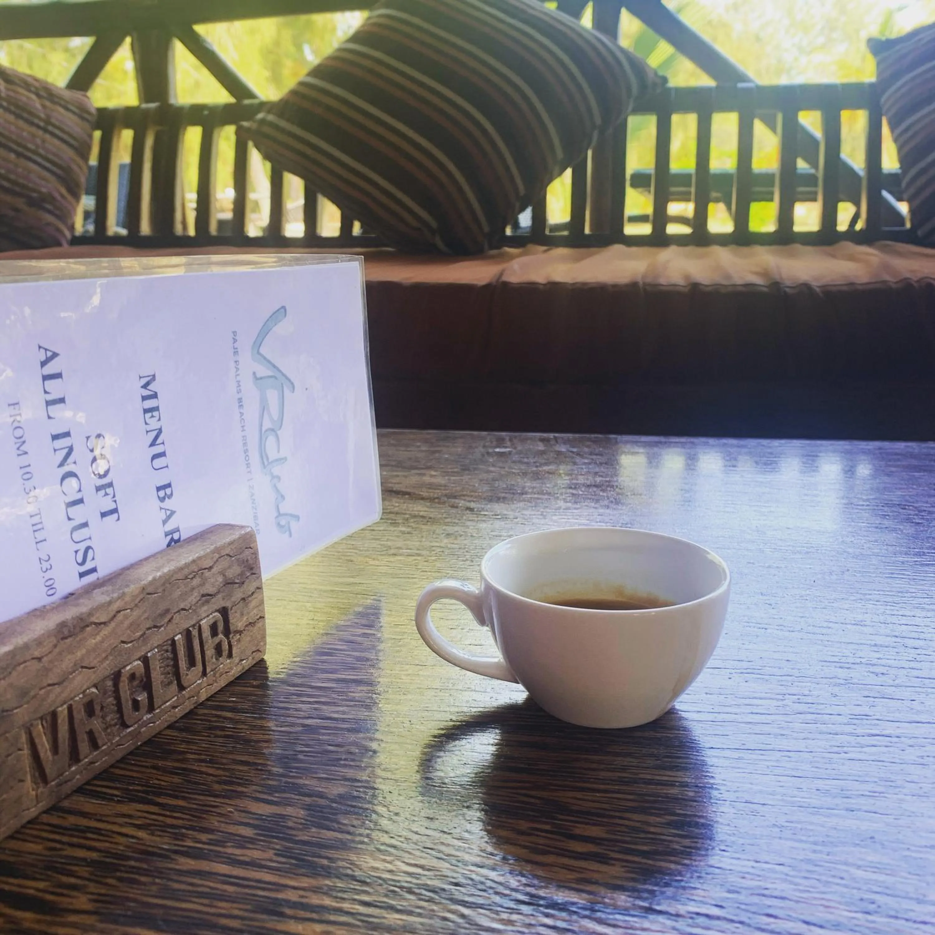 Drinks in VRclub Paje Palms Beach Resort