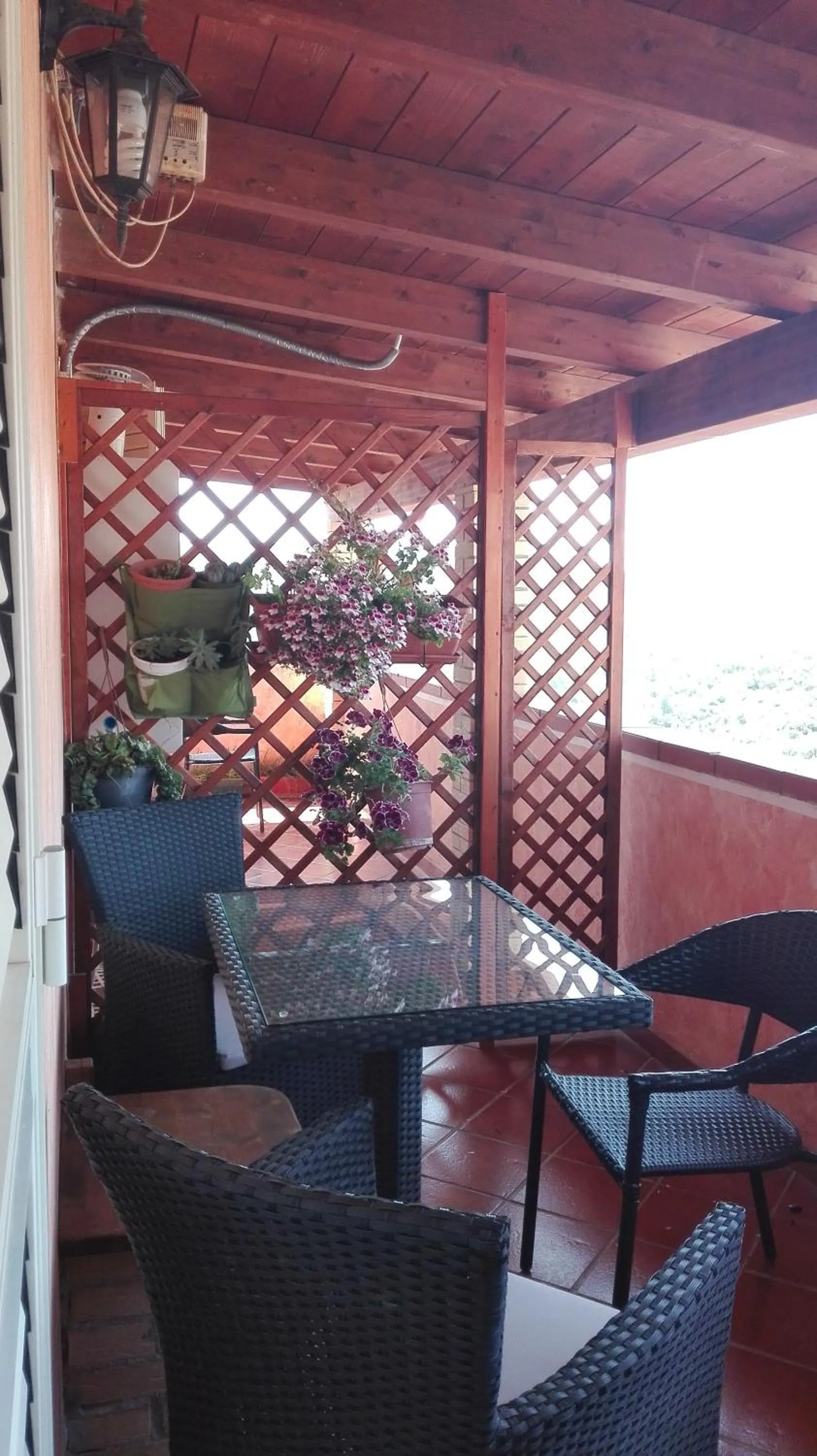 Balcony/Terrace in B&B Santa Barbara