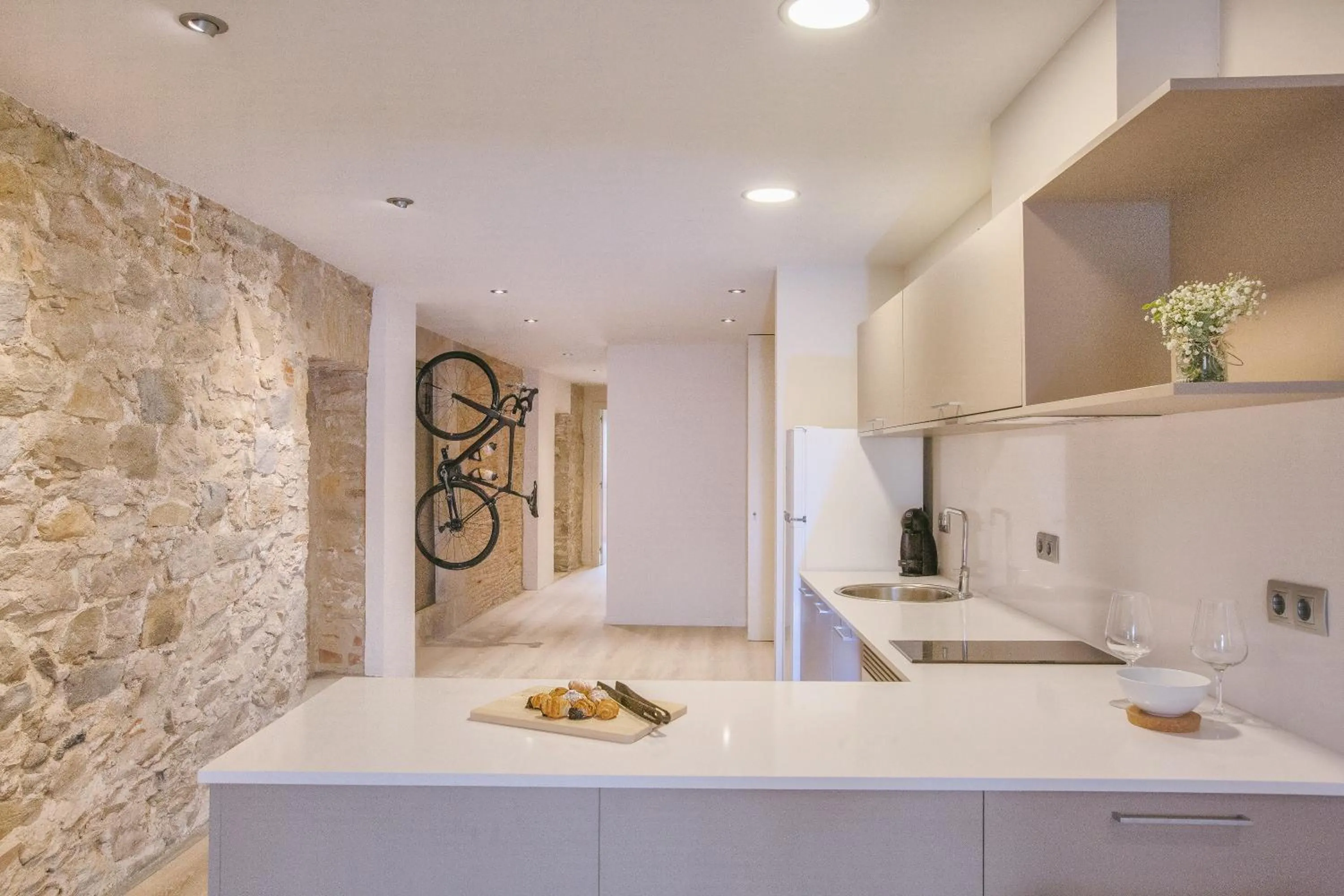 Kitchen or kitchenette in Flateli - Plaça Catalunya 22