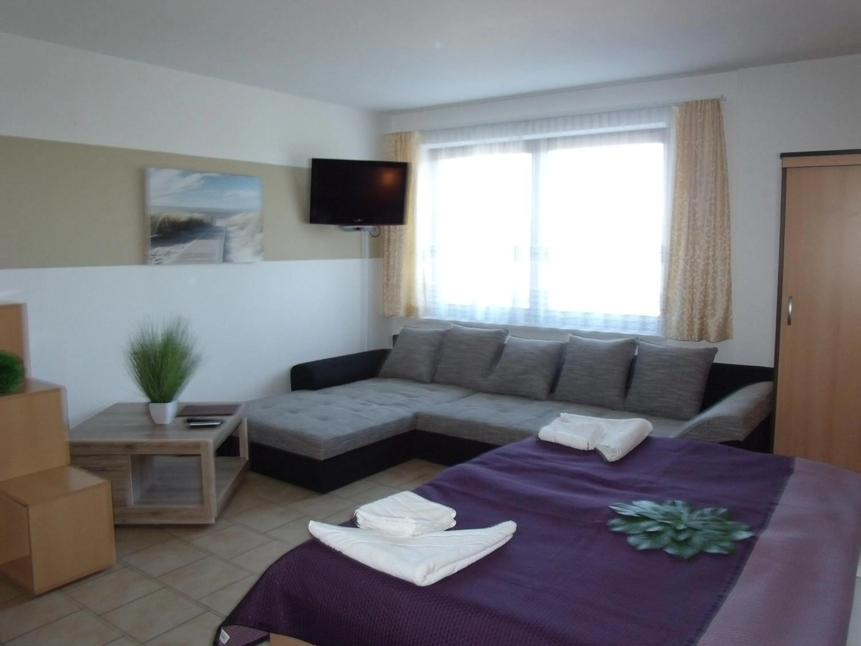 Bed in Hotel Bergmühle