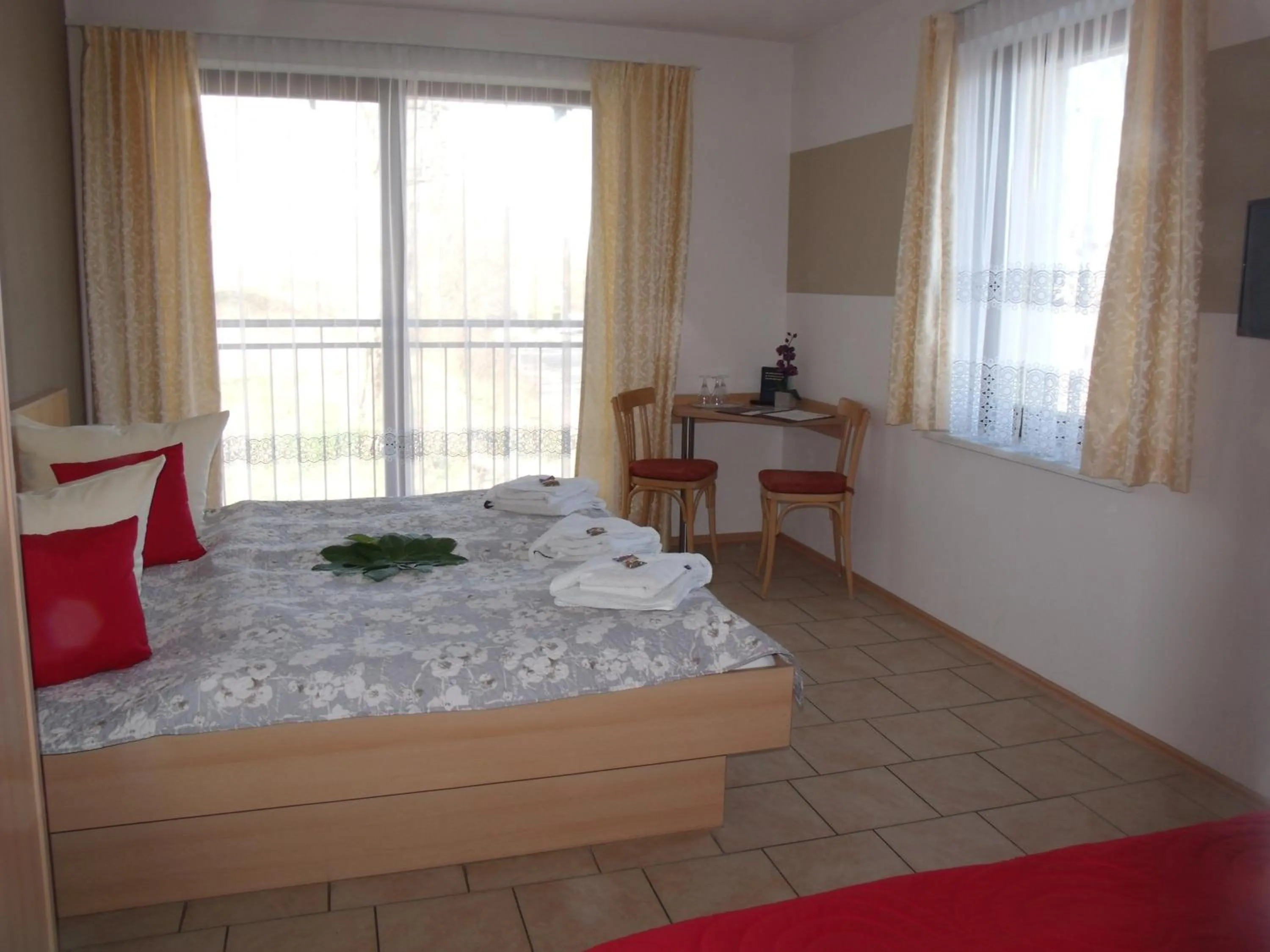 Bed in Hotel Bergmühle