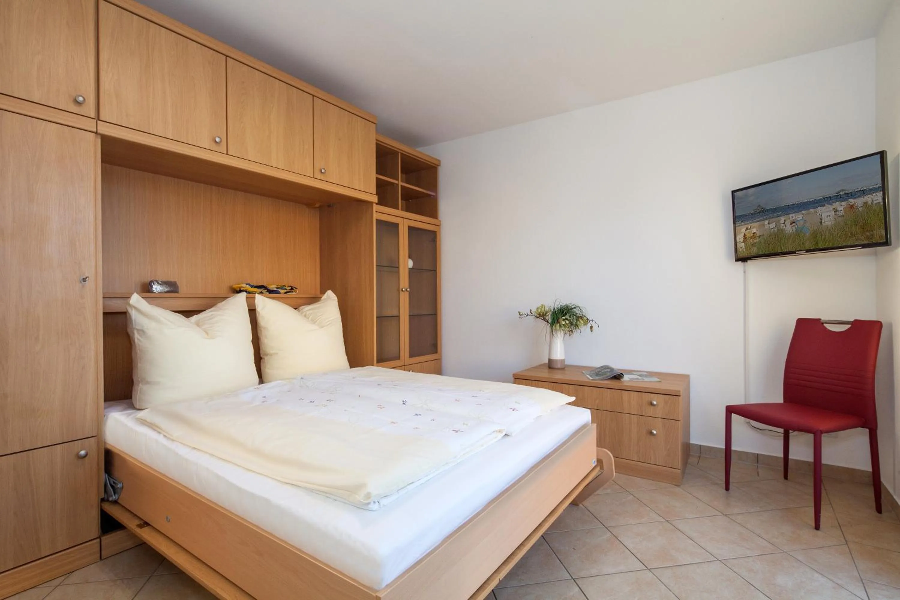 Bed in Hotel Bergmühle