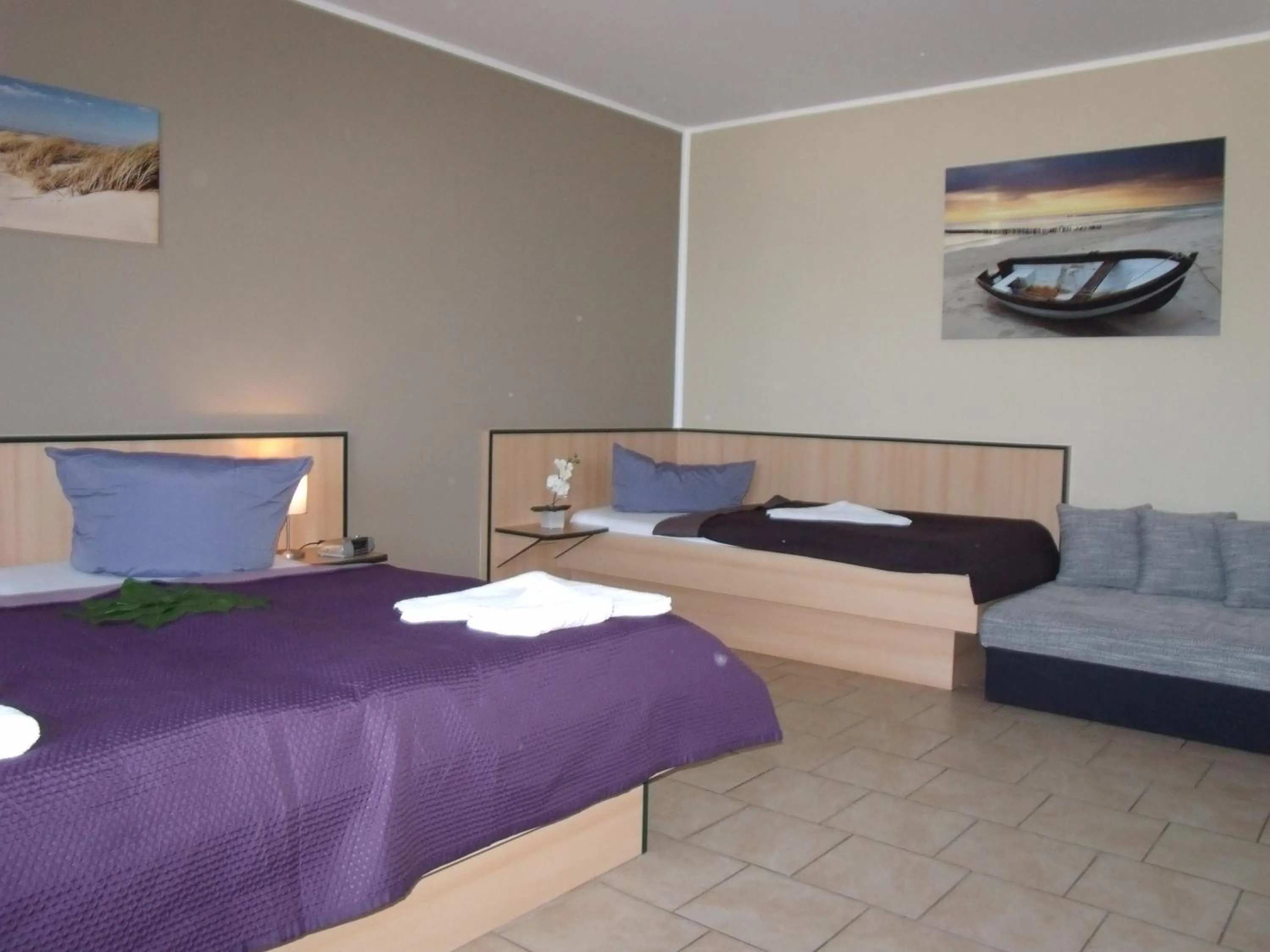 Bed in Hotel Bergmühle