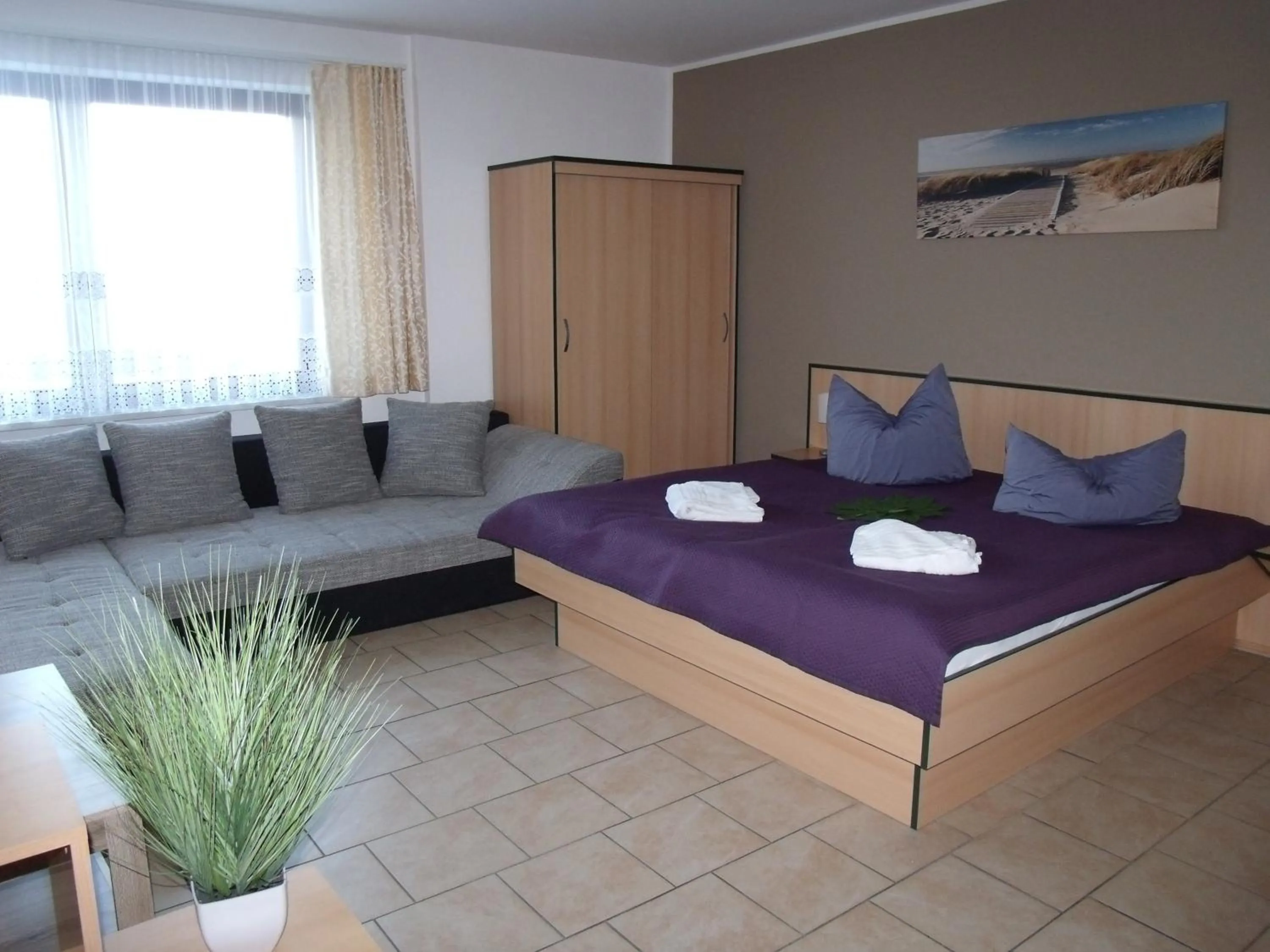 Bed in Hotel Bergmühle