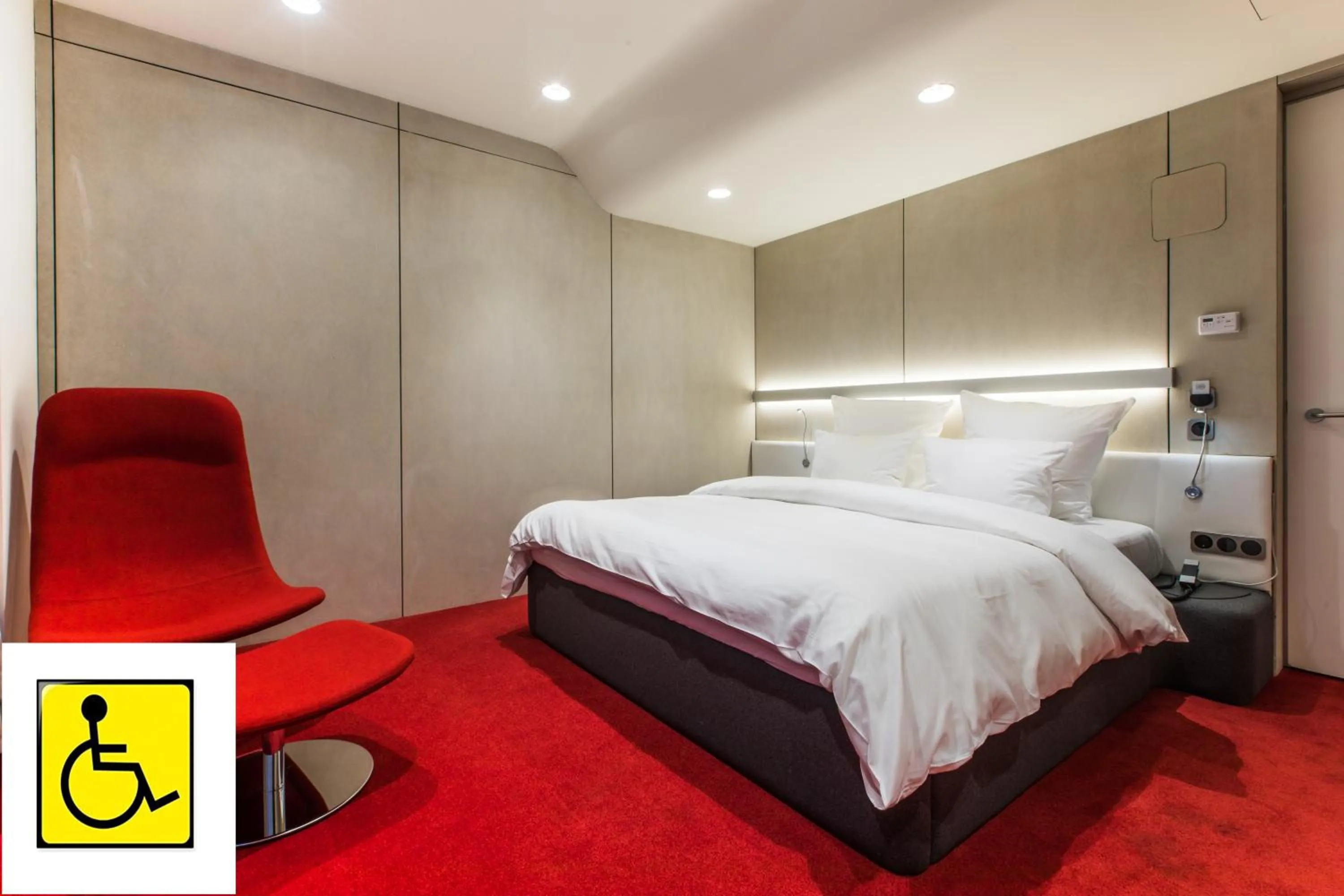 Bedroom in The Grove Design Hotel