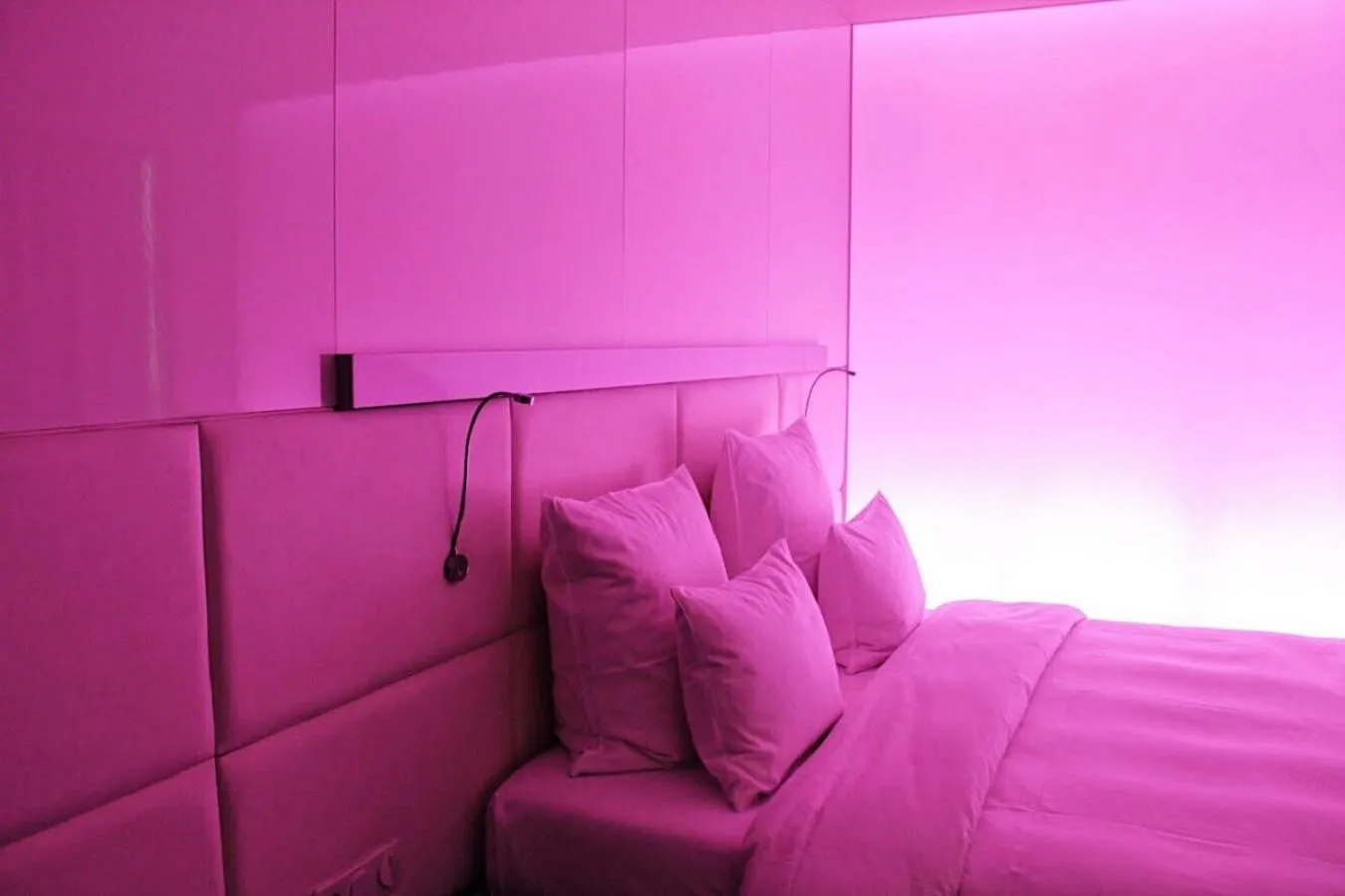 Bed, Seating Area in The Grove Design Hotel