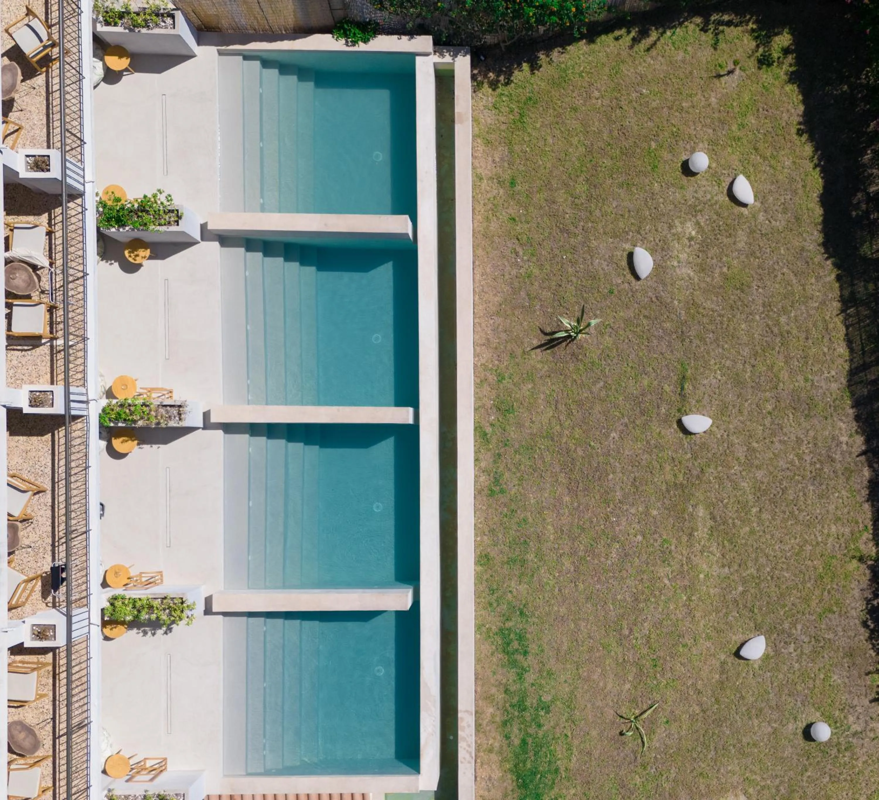 Pool view in Agave Boutique Hotel