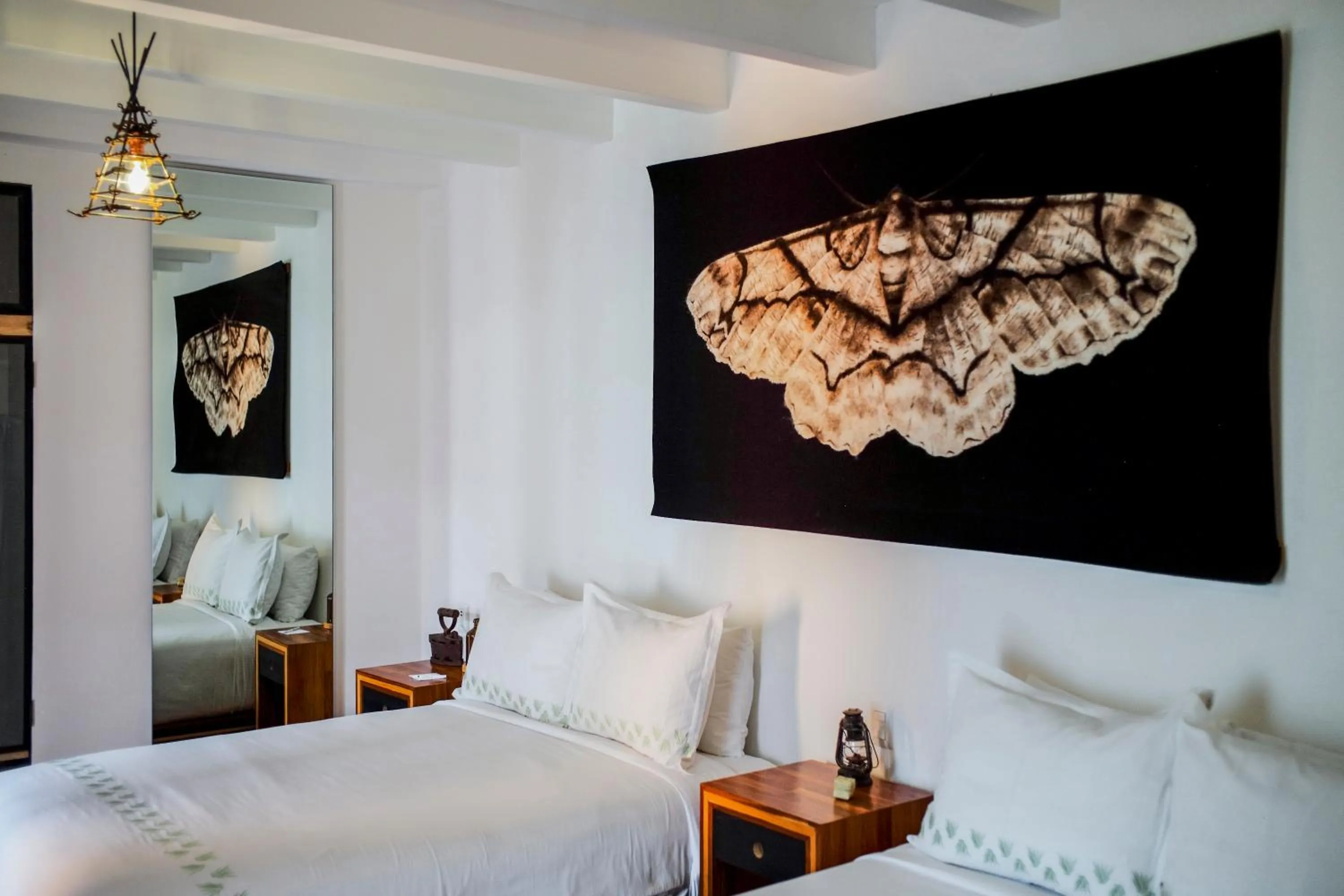 Bed in Hotel Los Amantes