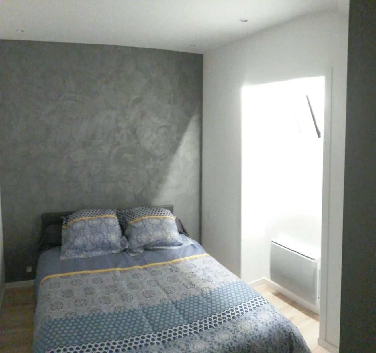 Bed in Beautiful Apartment in Menton French Riviera