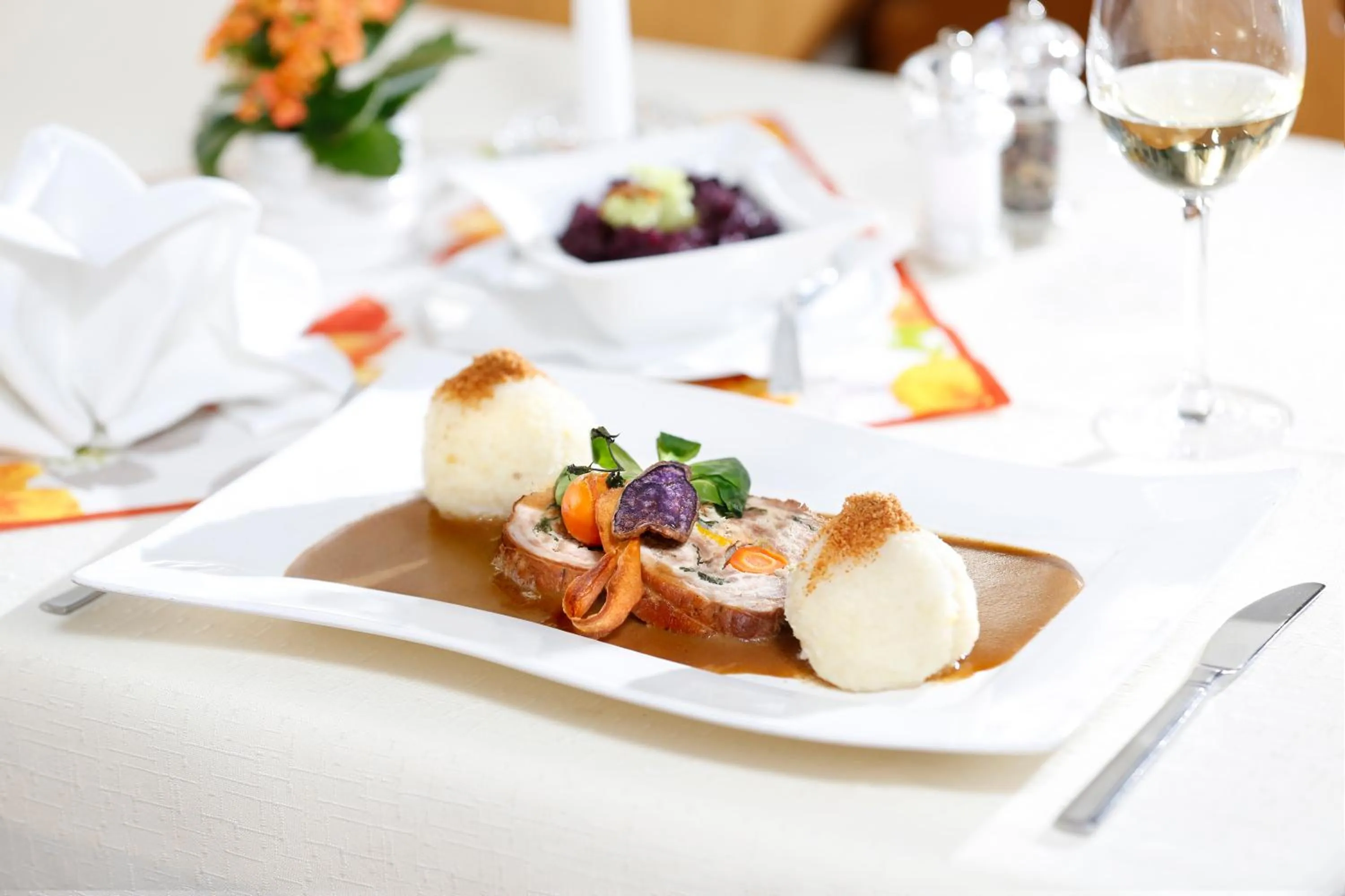 Restaurant/places to eat in Landhotel Zur Grünen Kutte