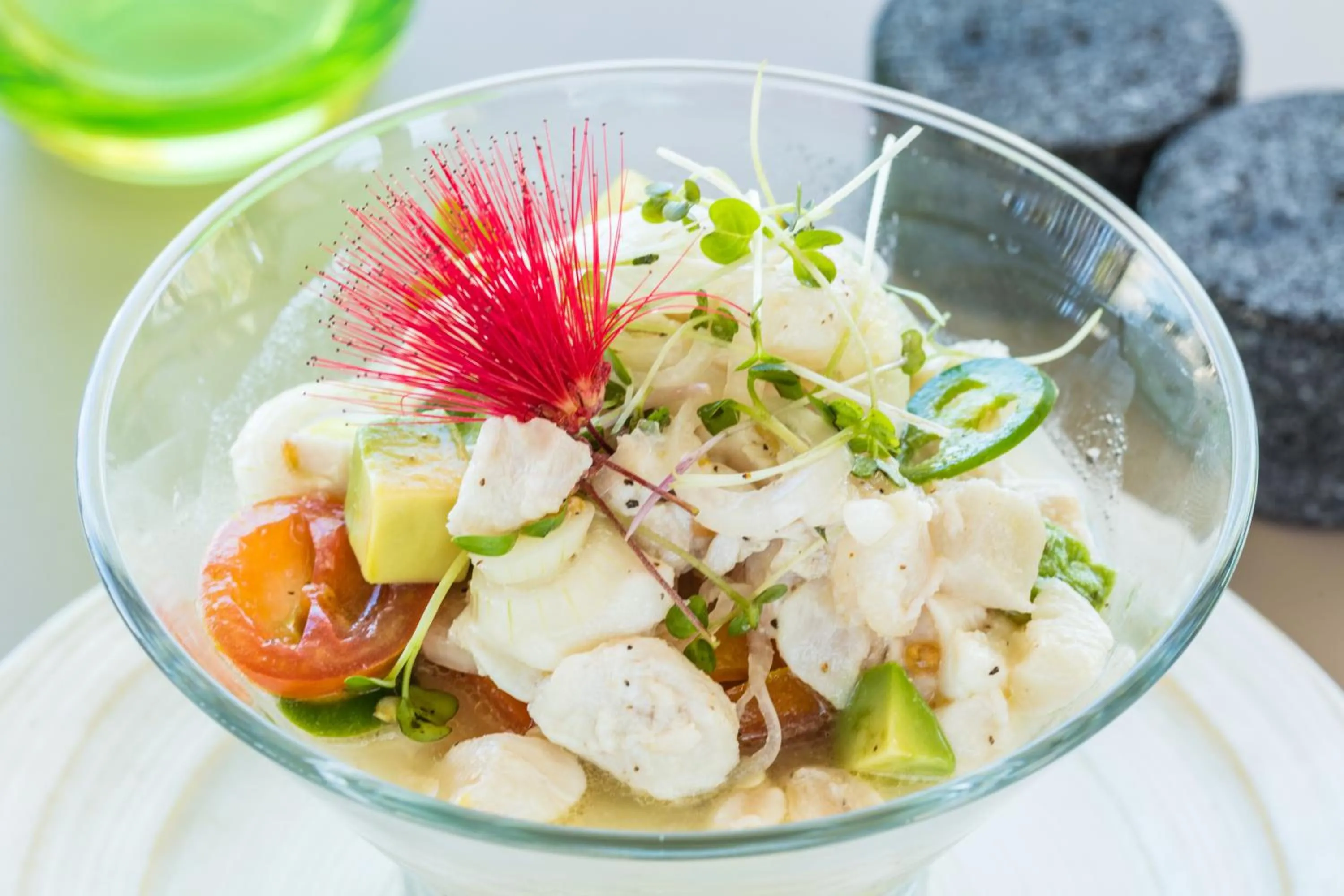 Food and drinks in The Club at Solaz Luxury Villas