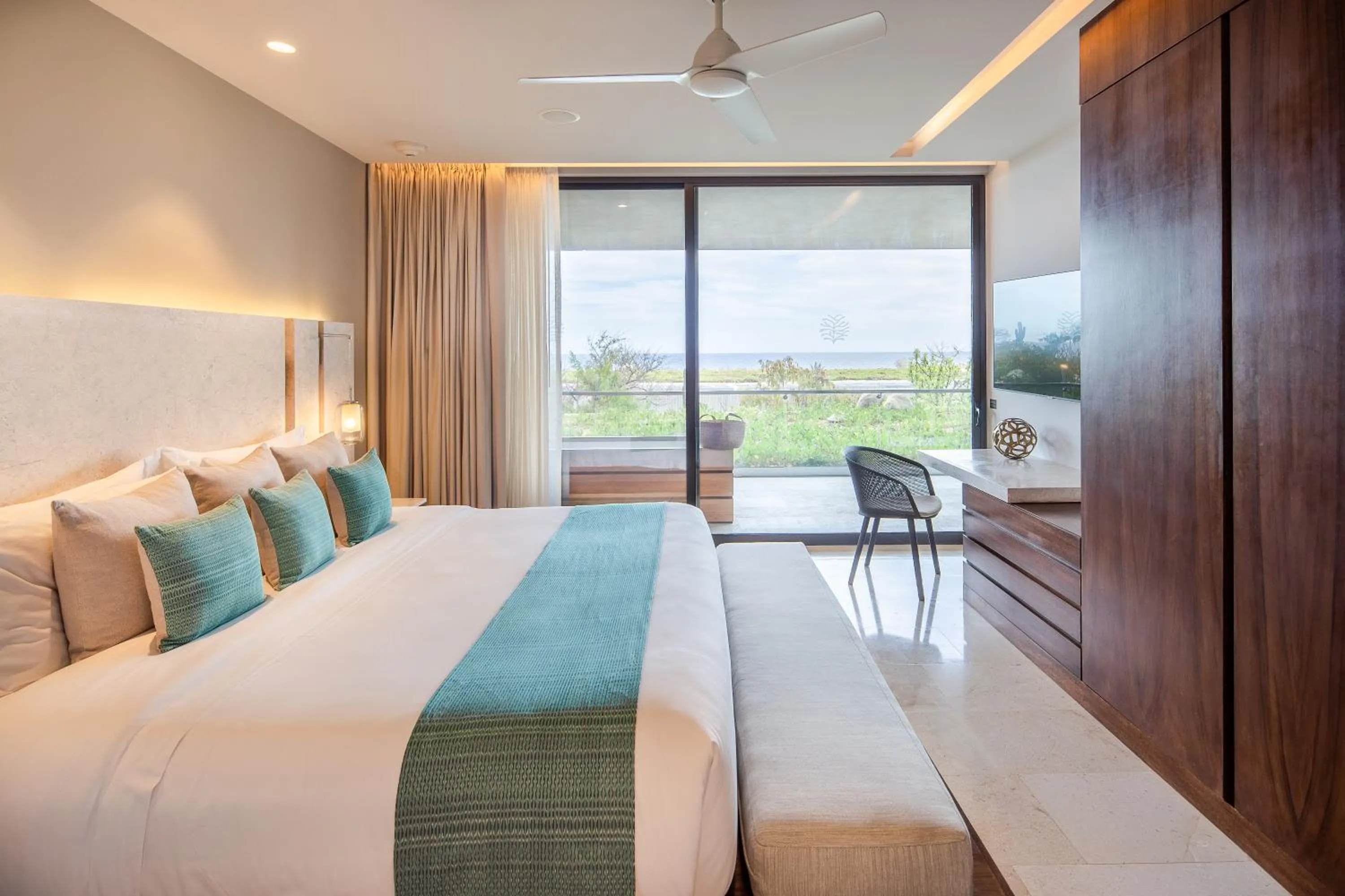 Bed in The Club at Solaz Luxury Villas