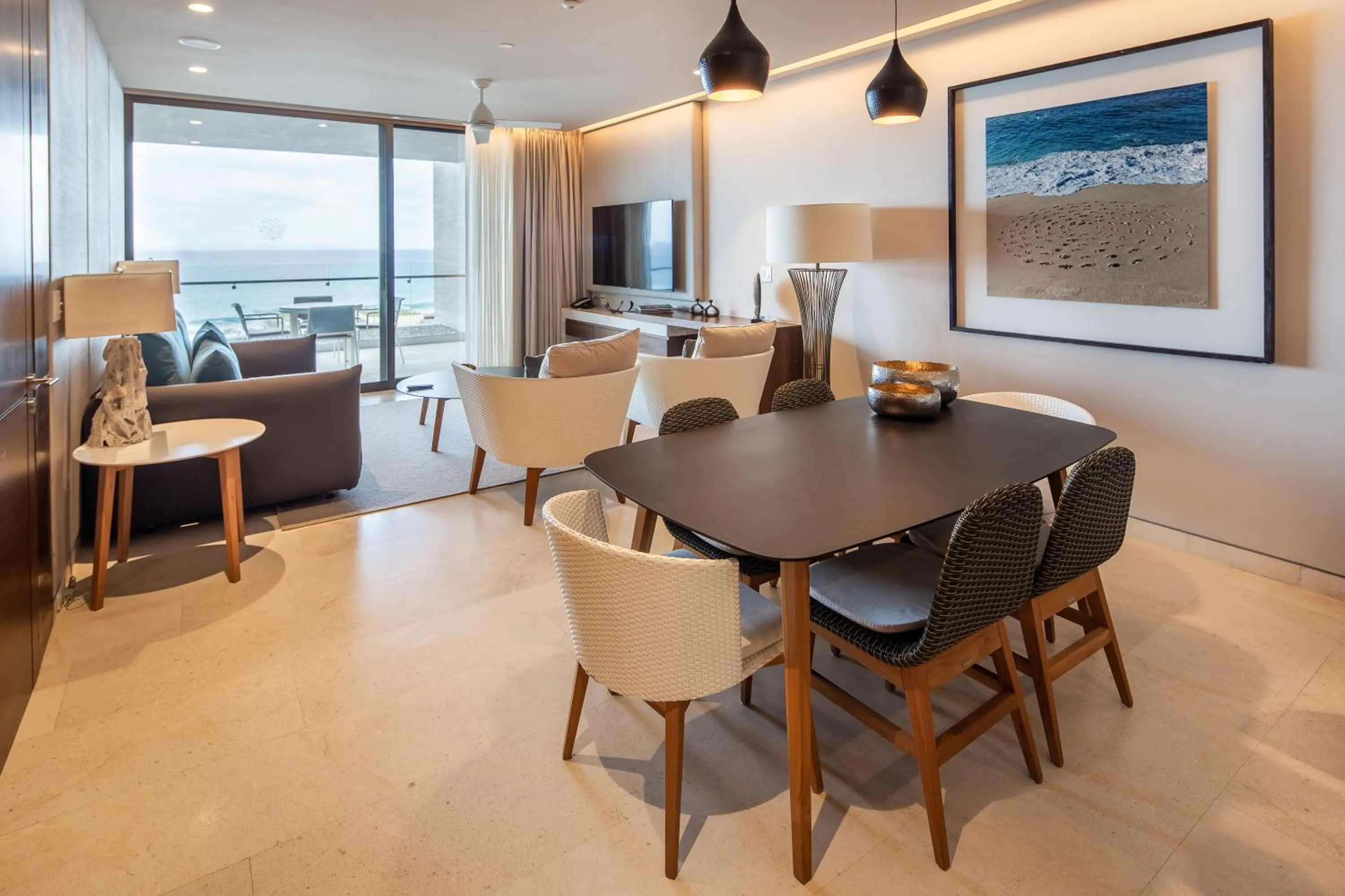 Living room in The Club at Solaz Luxury Villas