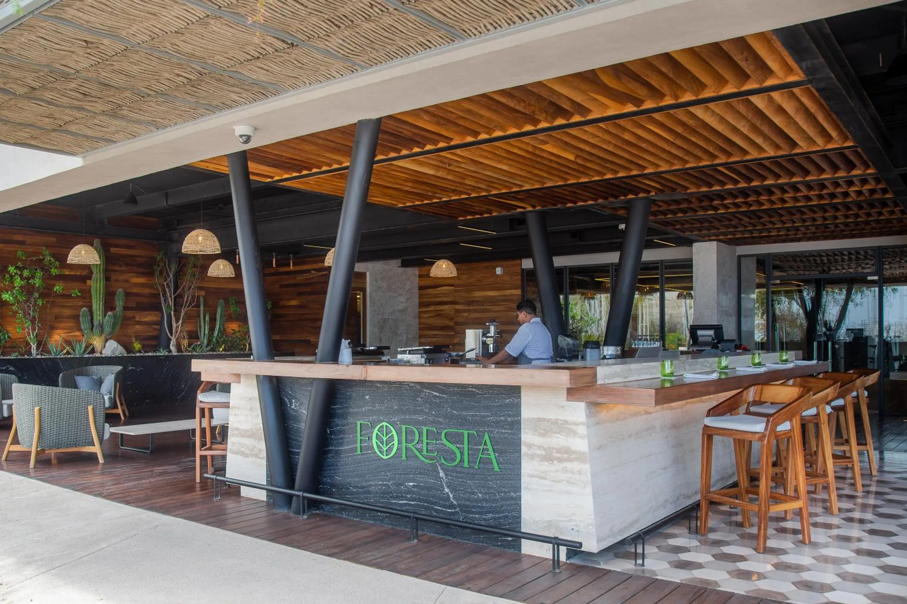 Restaurant/places to eat in The Club at Solaz Luxury Villas