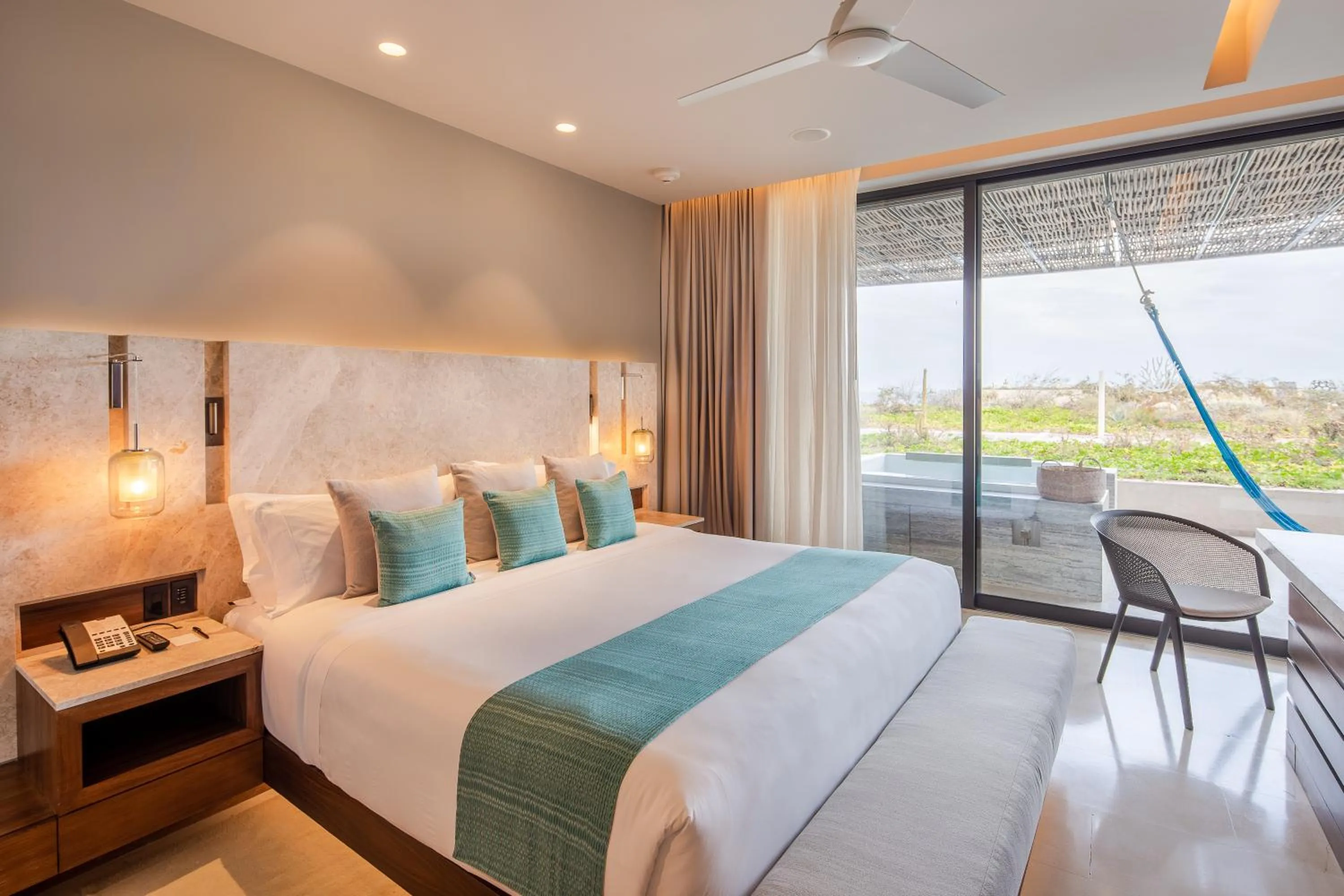 Bed in The Club at Solaz Luxury Villas