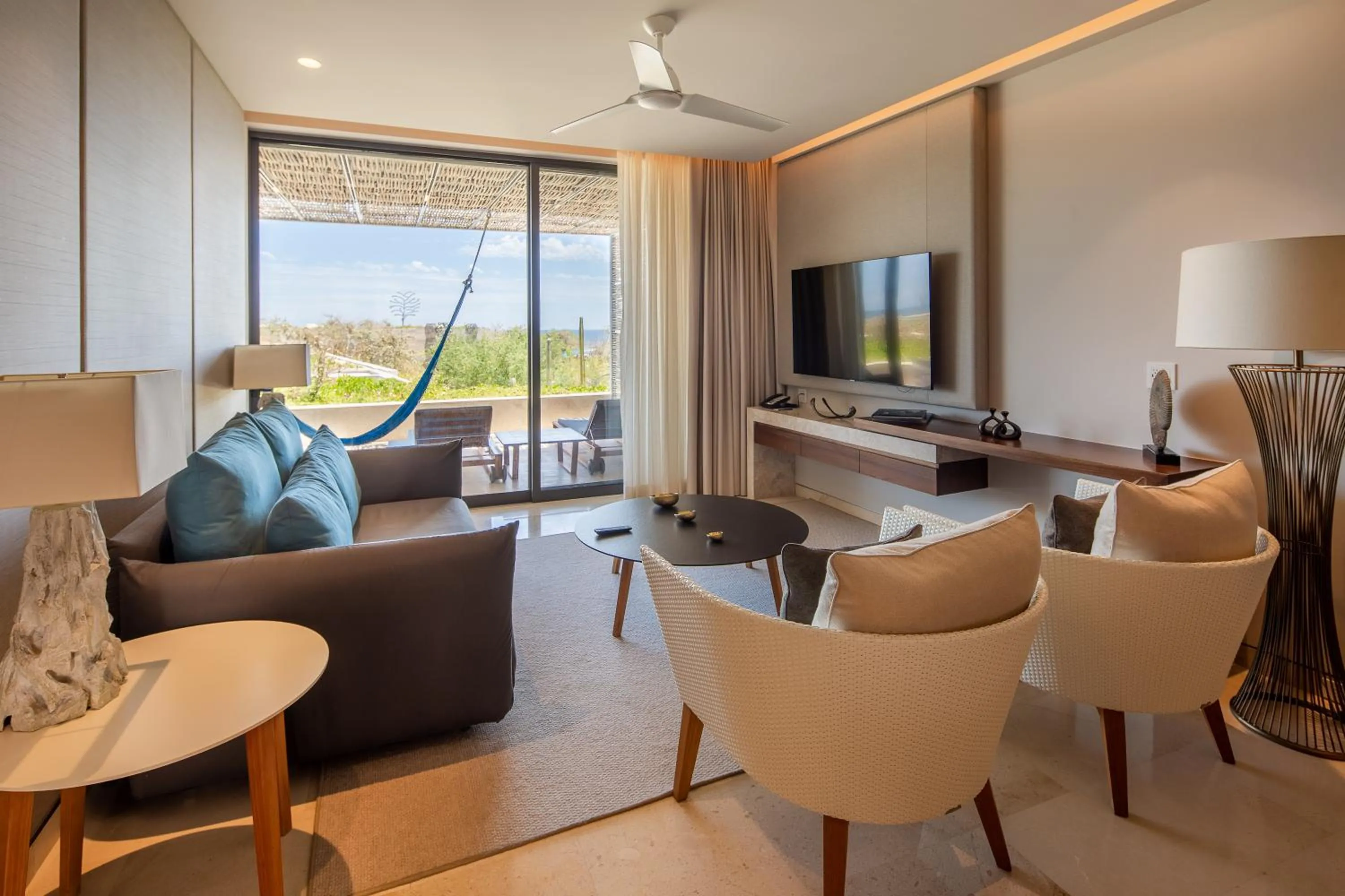 Living room in The Club at Solaz Luxury Villas