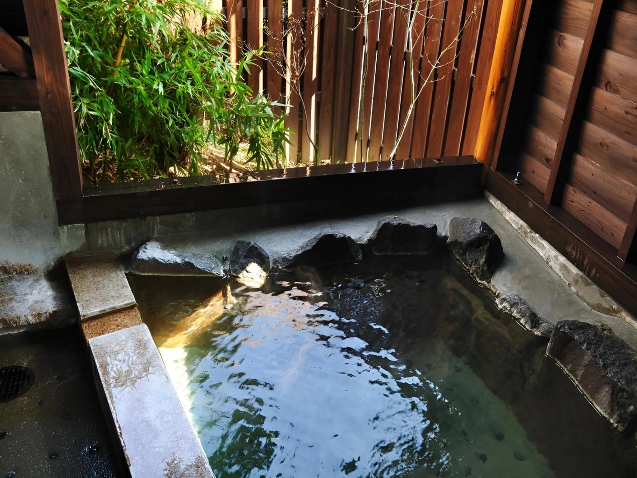 Hot Spring Bath in Kirishima miyama hotel