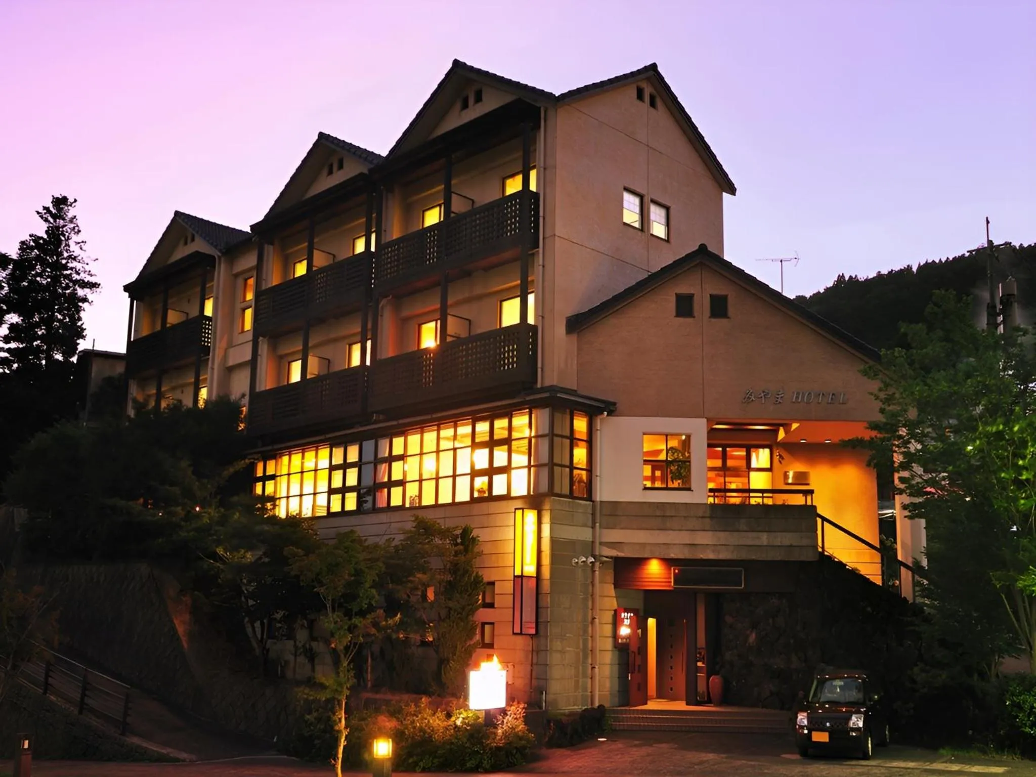 Property building in Kirishima miyama hotel