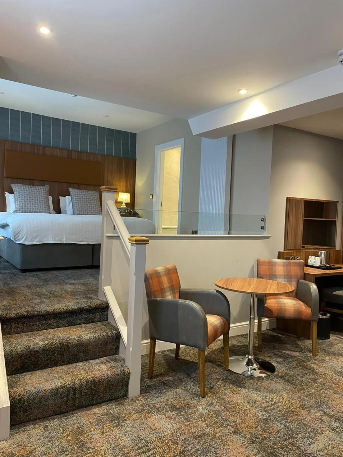 Seating area, Bed in Dunadry Hotel And Gardens