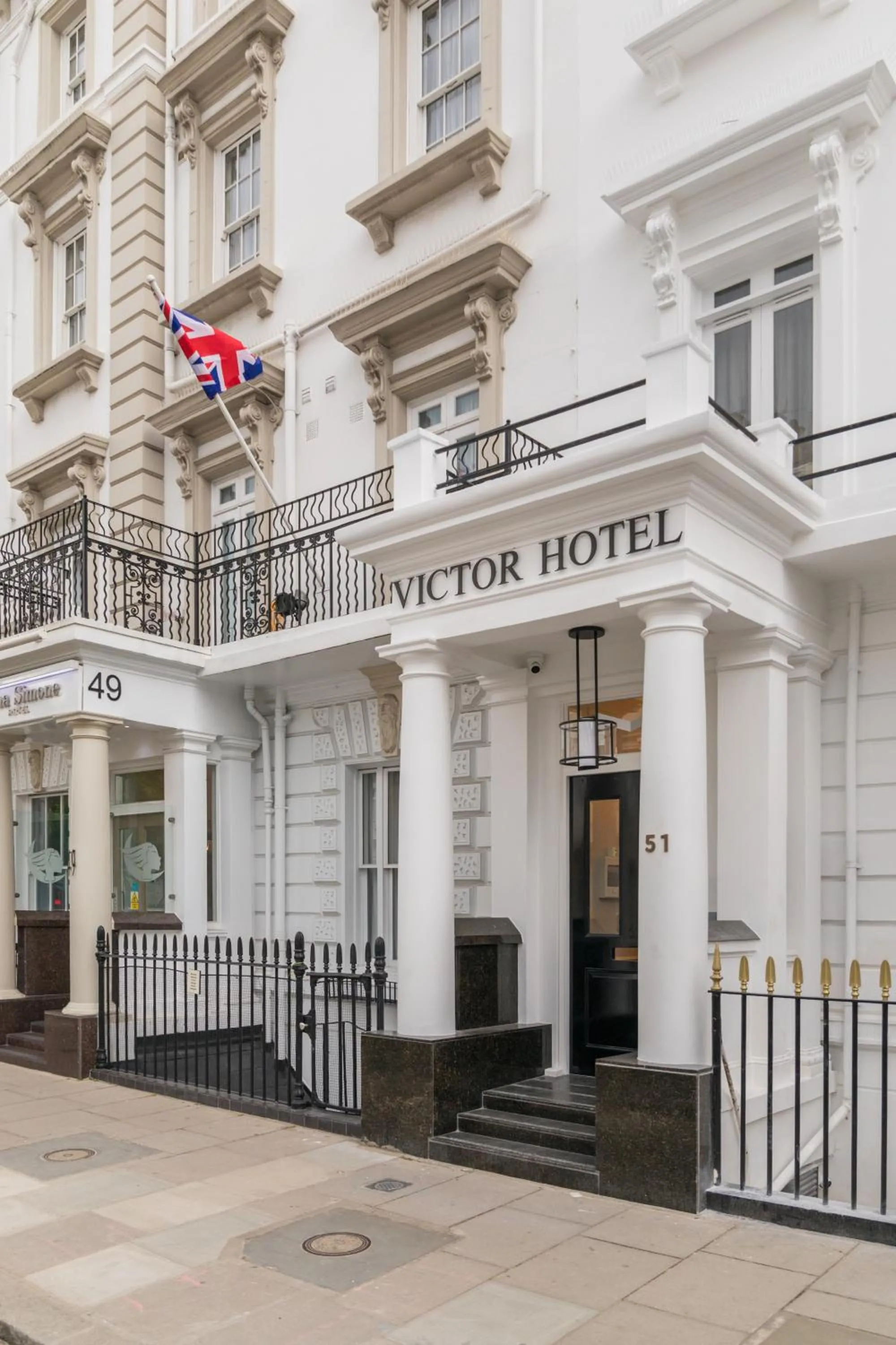 Property building in Mornington Victor Hotel London Belgravia