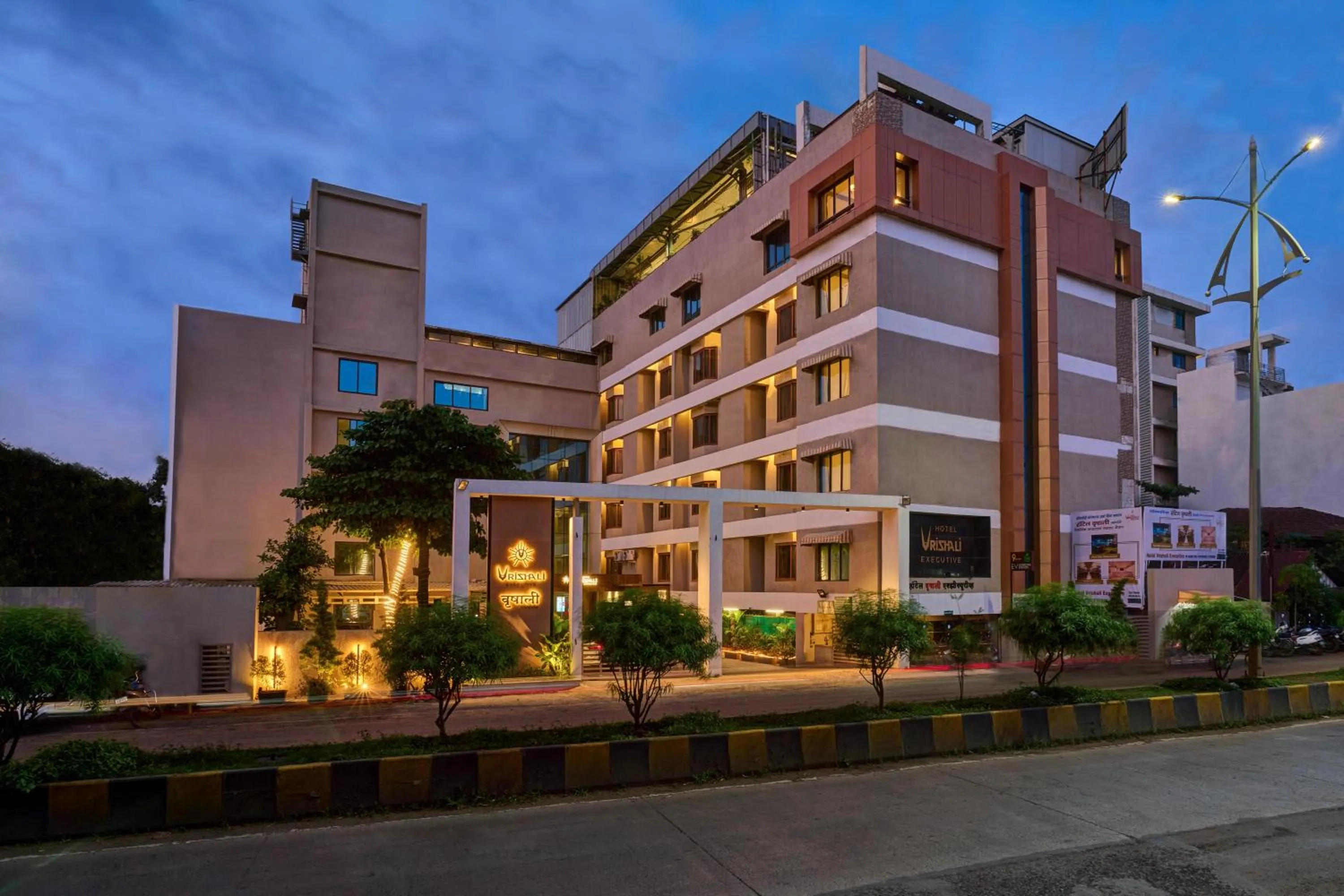 Property building in Hotel Vrishali Executive