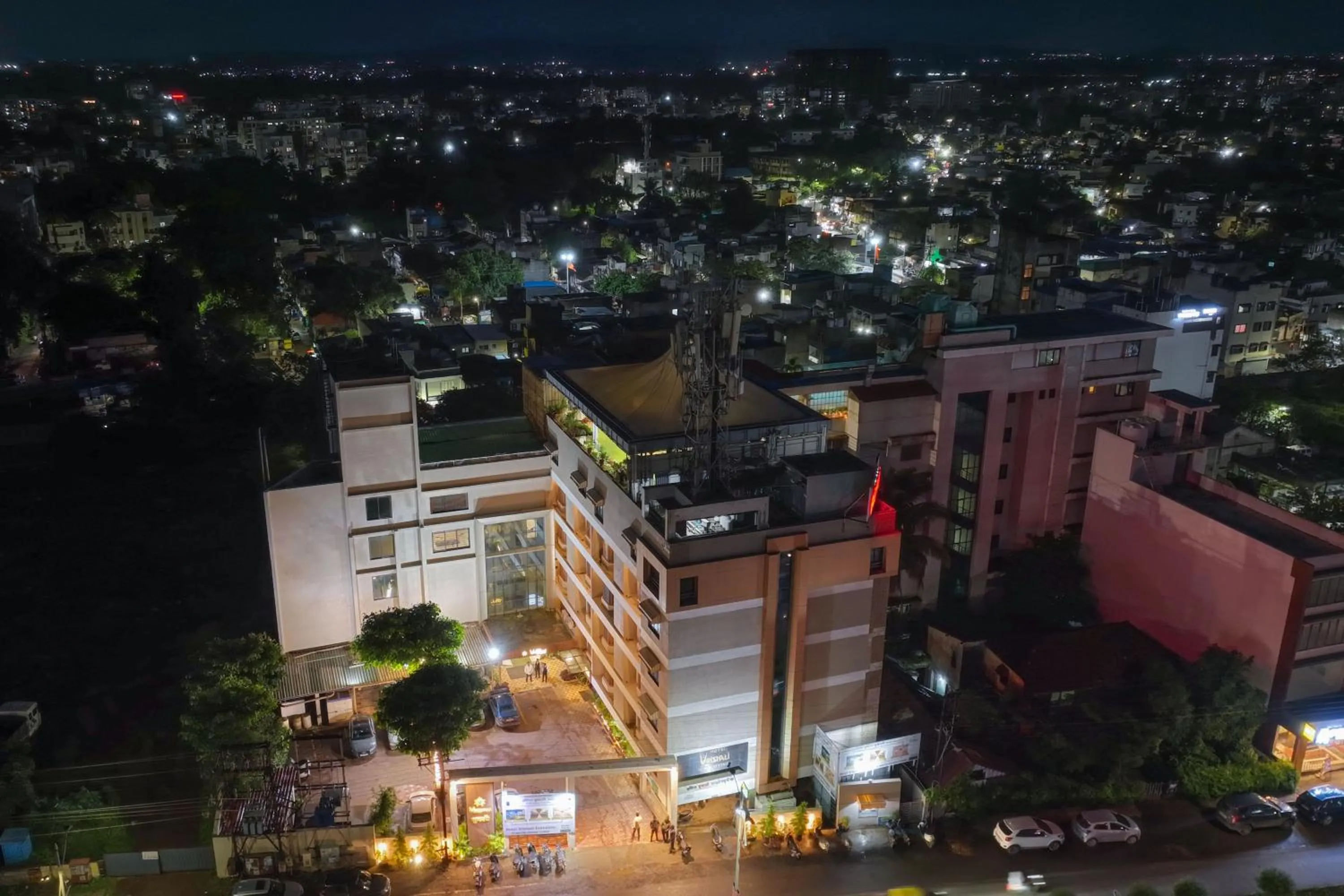 Property building in Hotel Vrishali Executive