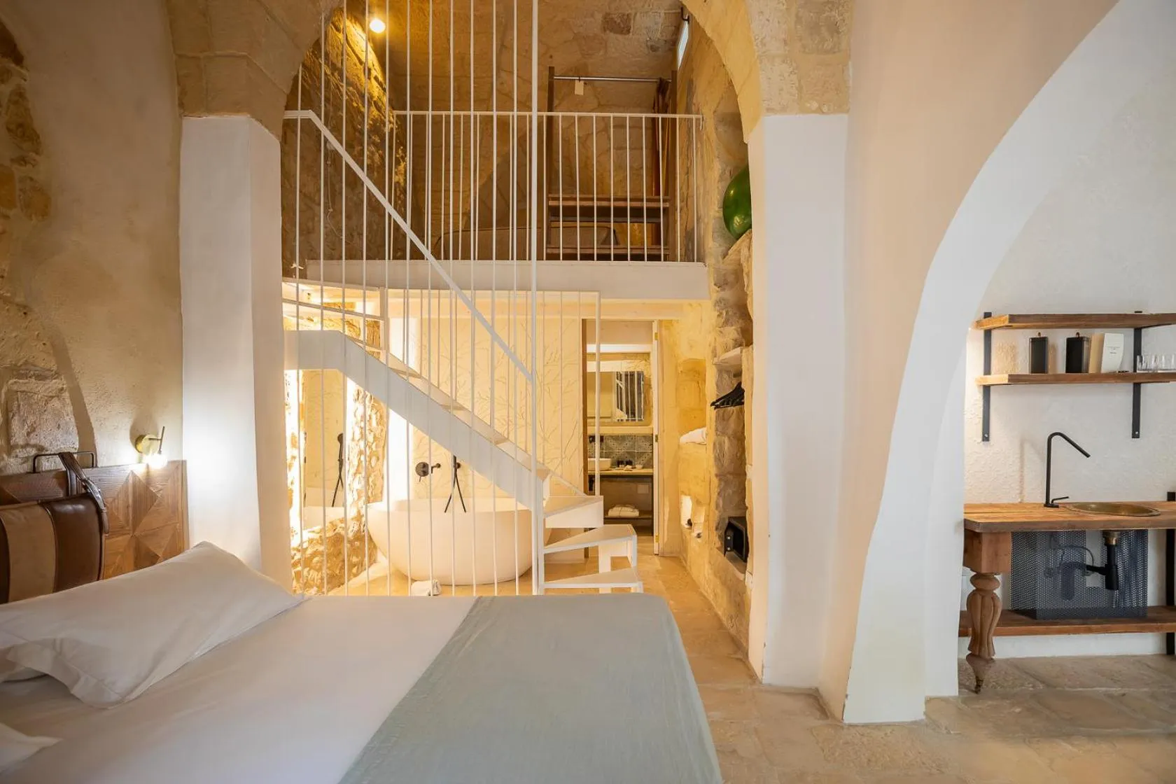 Bedroom, Bed in Palazzo Sant'Anna Lecce