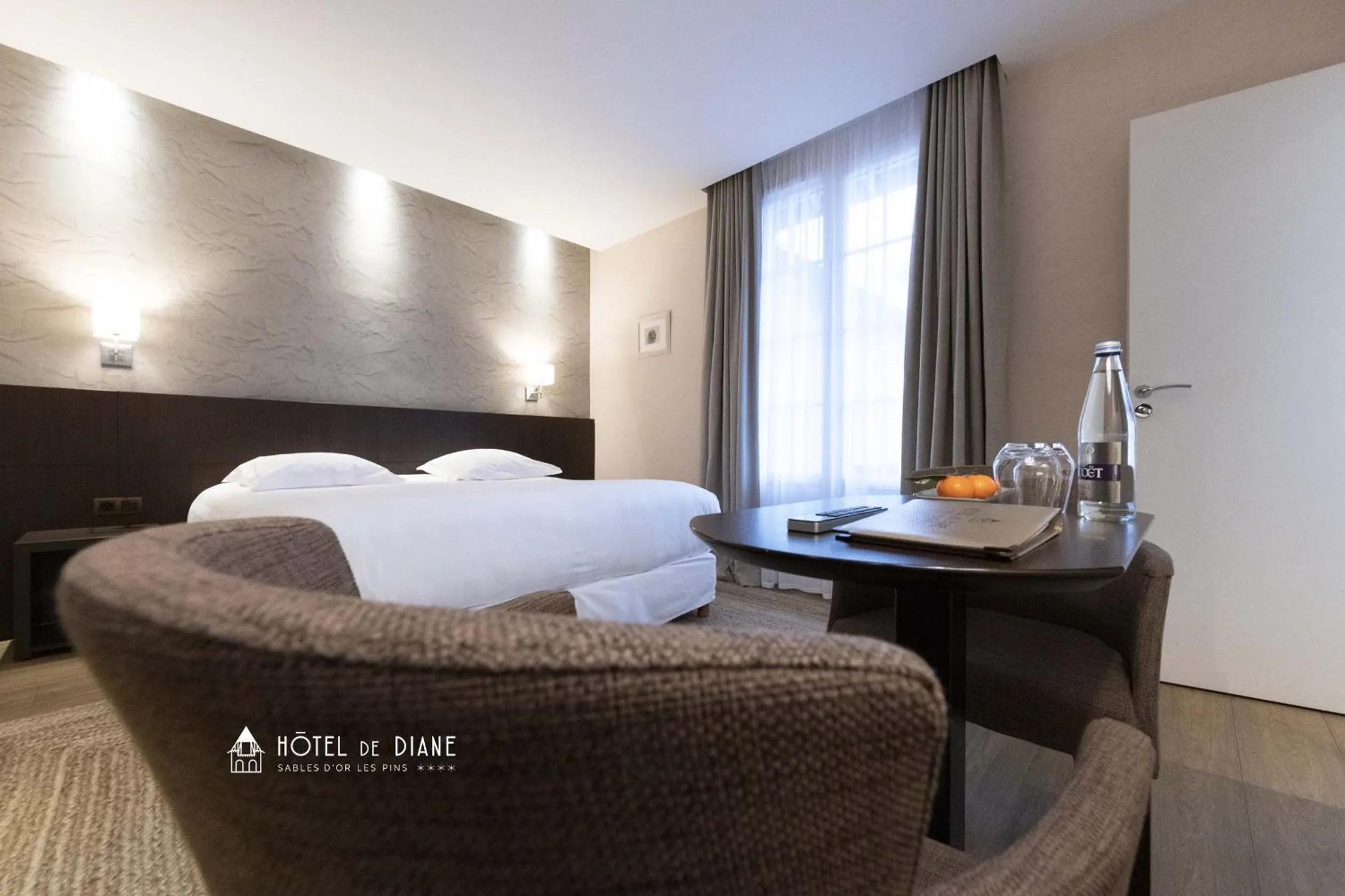 Bedroom, Bed in Hotel De Diane