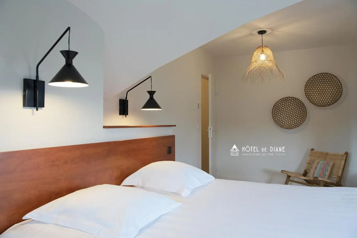 Bed in Hotel De Diane