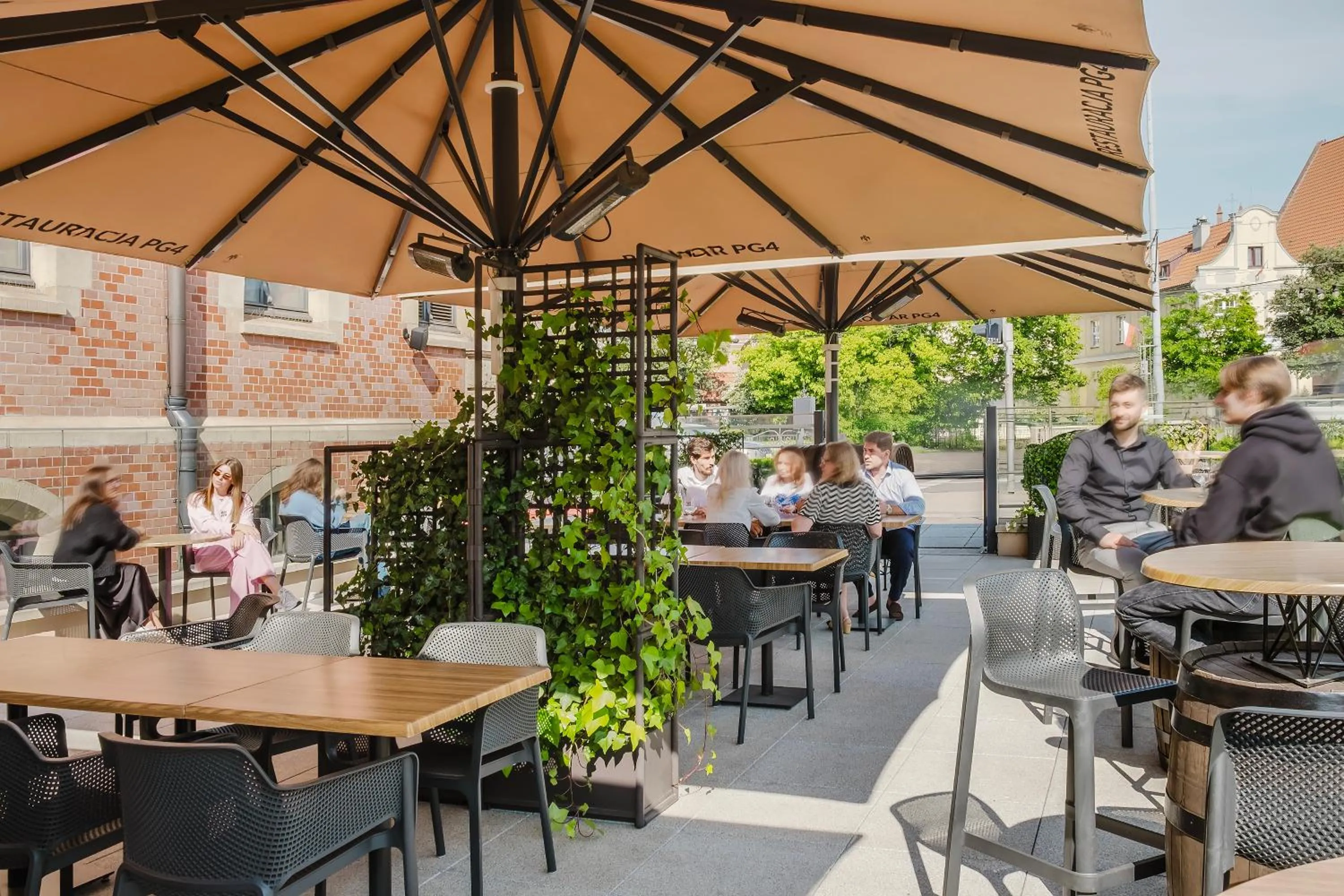 Patio in Craft Beer Central Hotel